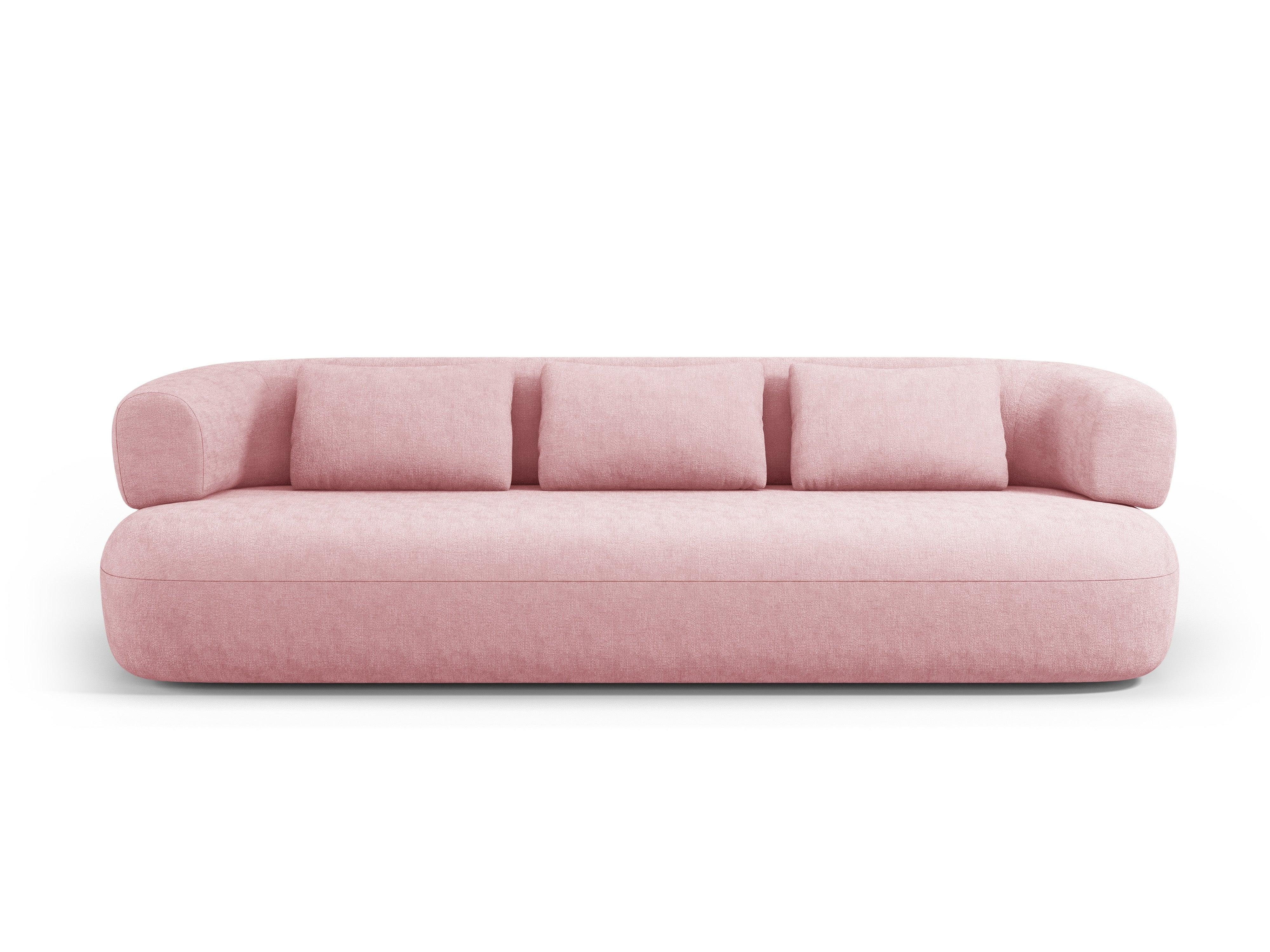 Sofa 4-osobowa ALDRIN różowy szenil Windsor & Co Eye on Design