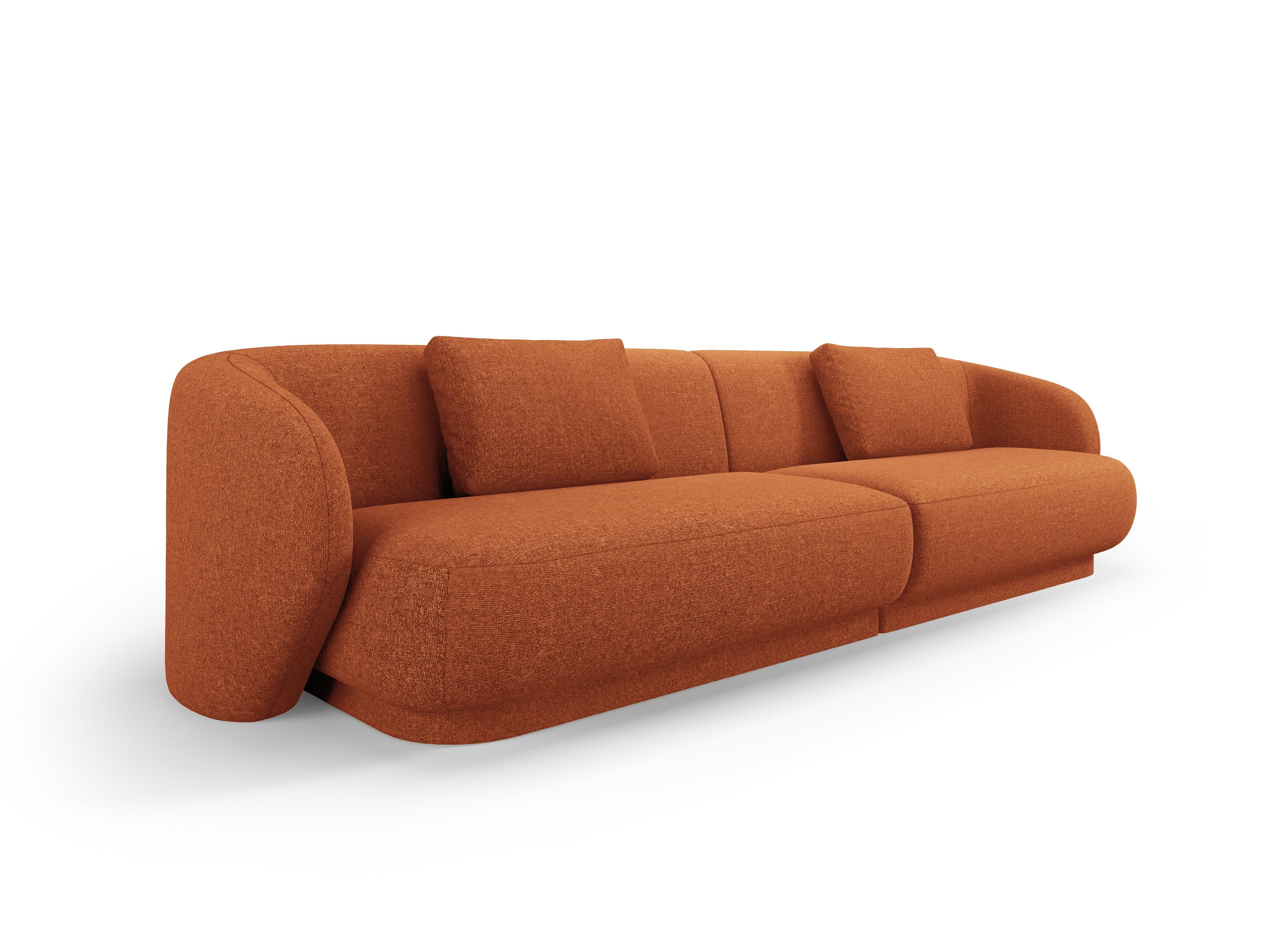 Sofa 4-osobowa CAMDEN terracotta szenil Cosmopolitan Design Eye on Design