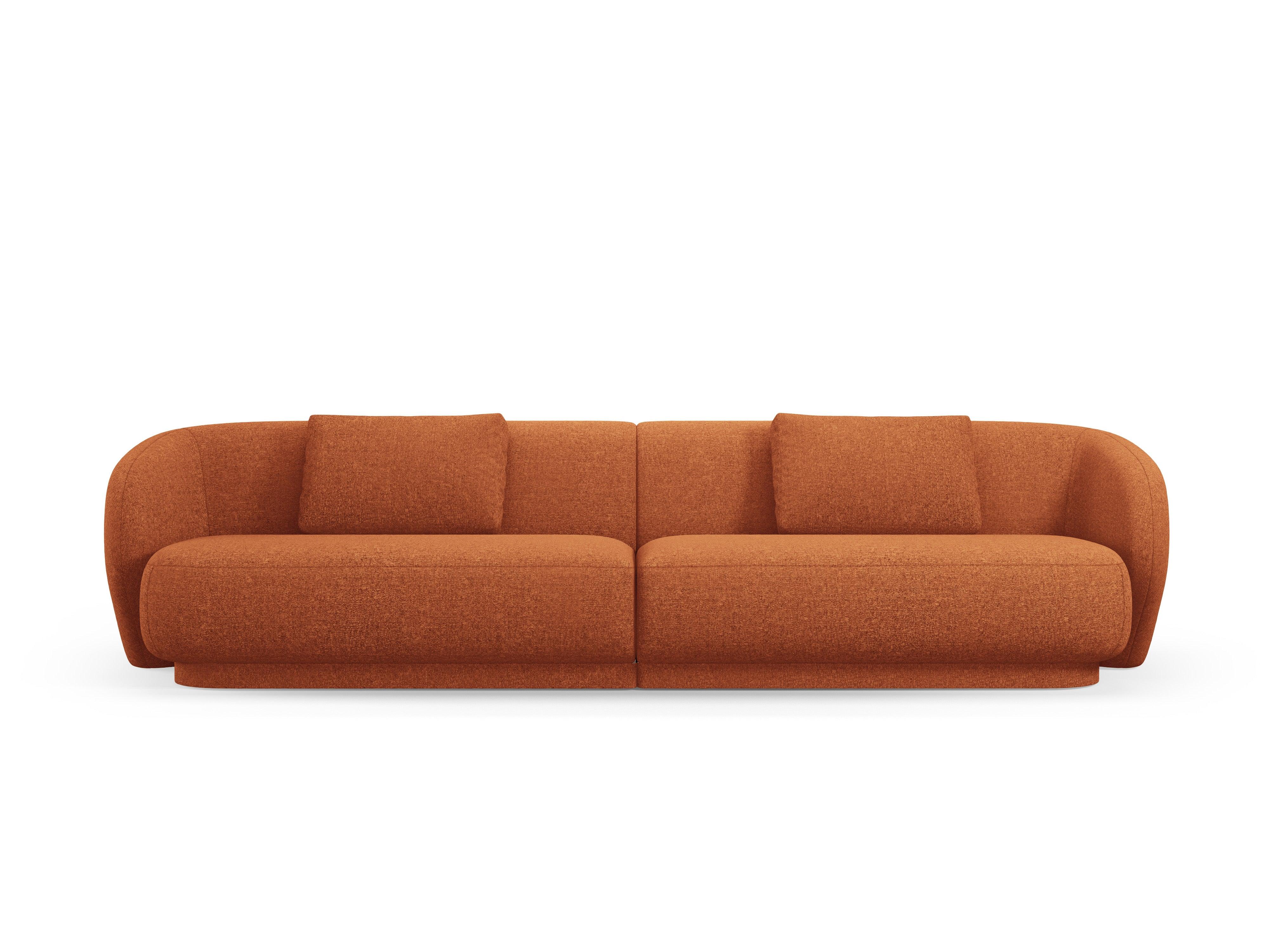 Sofa 4-osobowa CAMDEN terracotta szenil Cosmopolitan Design Eye on Design