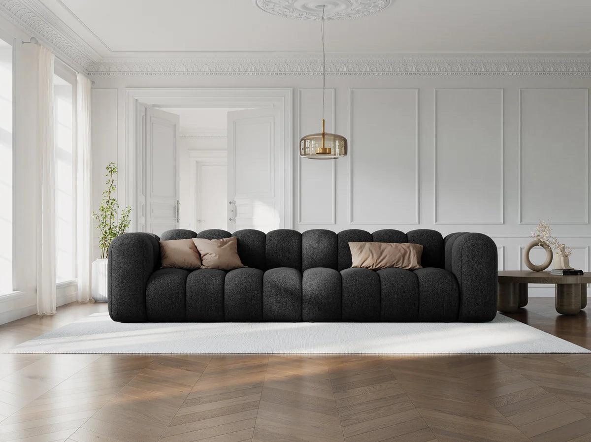 Sofa 4-osobowa SKYLER czarny szenil Interieurs 86 Eye on Design
