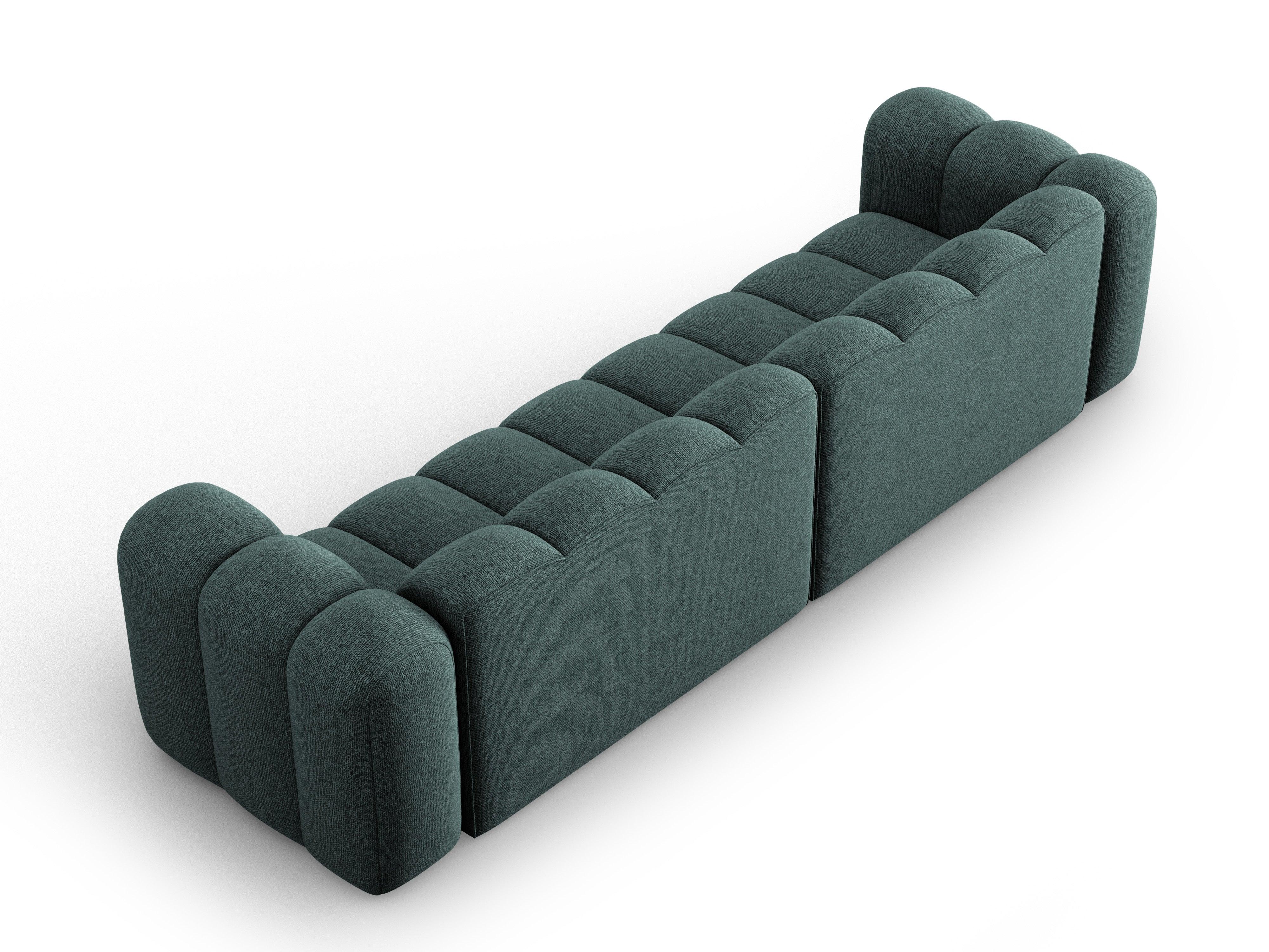 Sofa 4-osobowa SKYLER turkusowy szenil Interieurs 86 Eye on Design