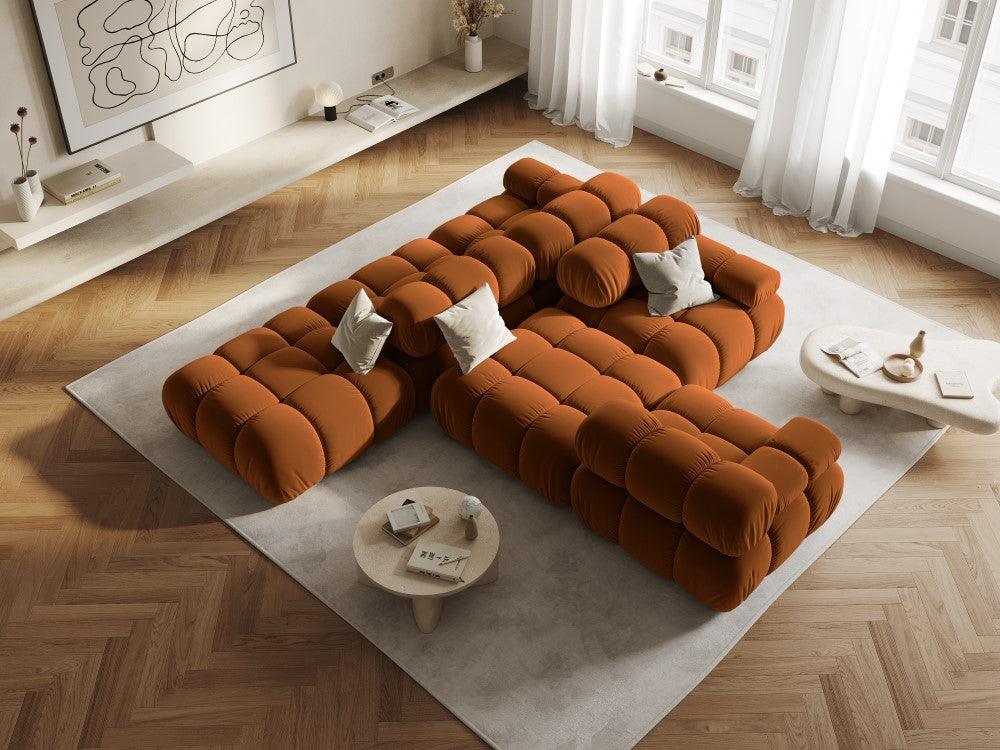 Sofa aksamitna 2-osobowa TROPEA terracotta Milo Casa Eye on Design