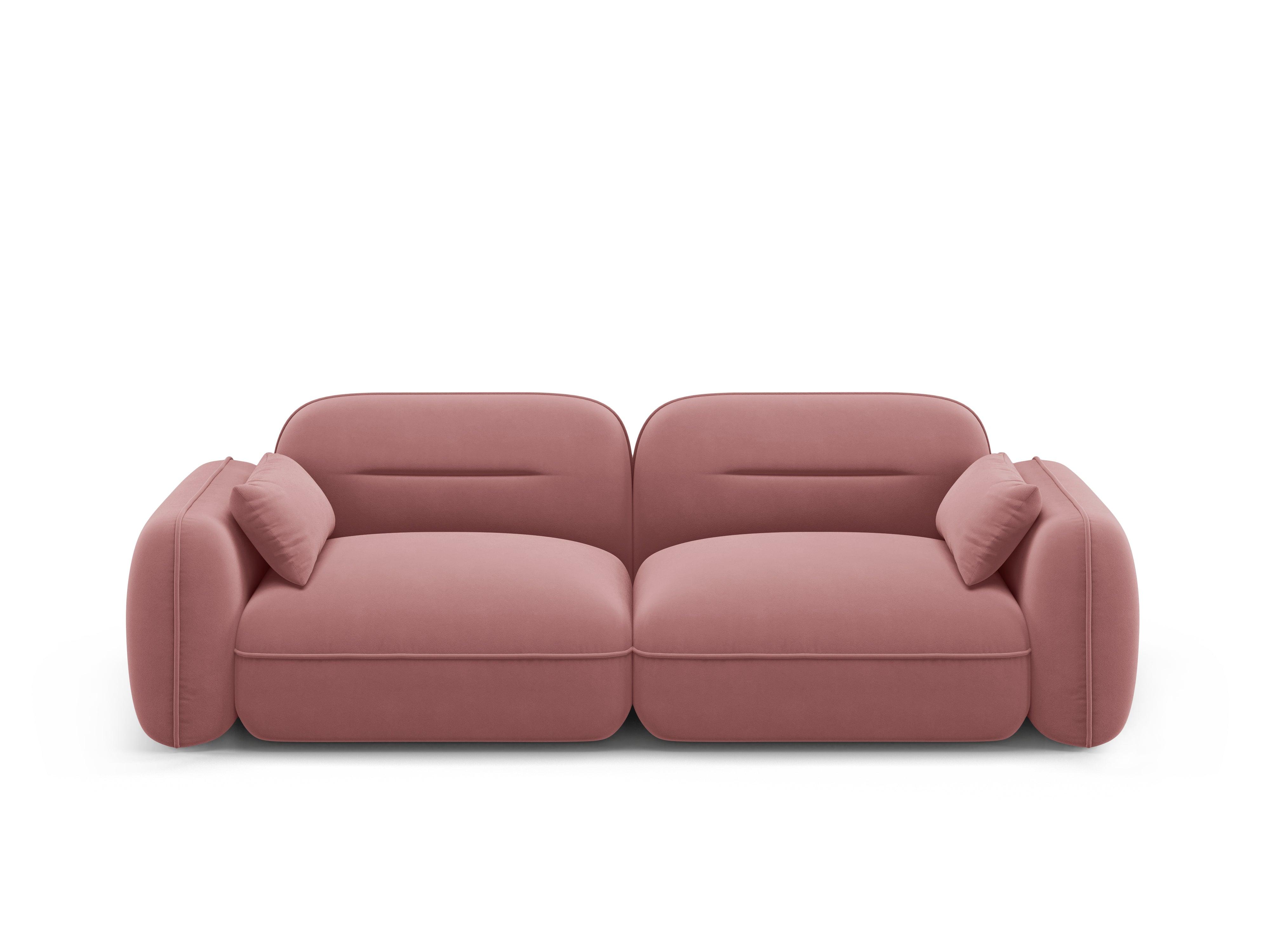Sofa modułowa aksamitna 3-osobowa SYDNEY łososiowa Cosmopolitan Design Eye on Design