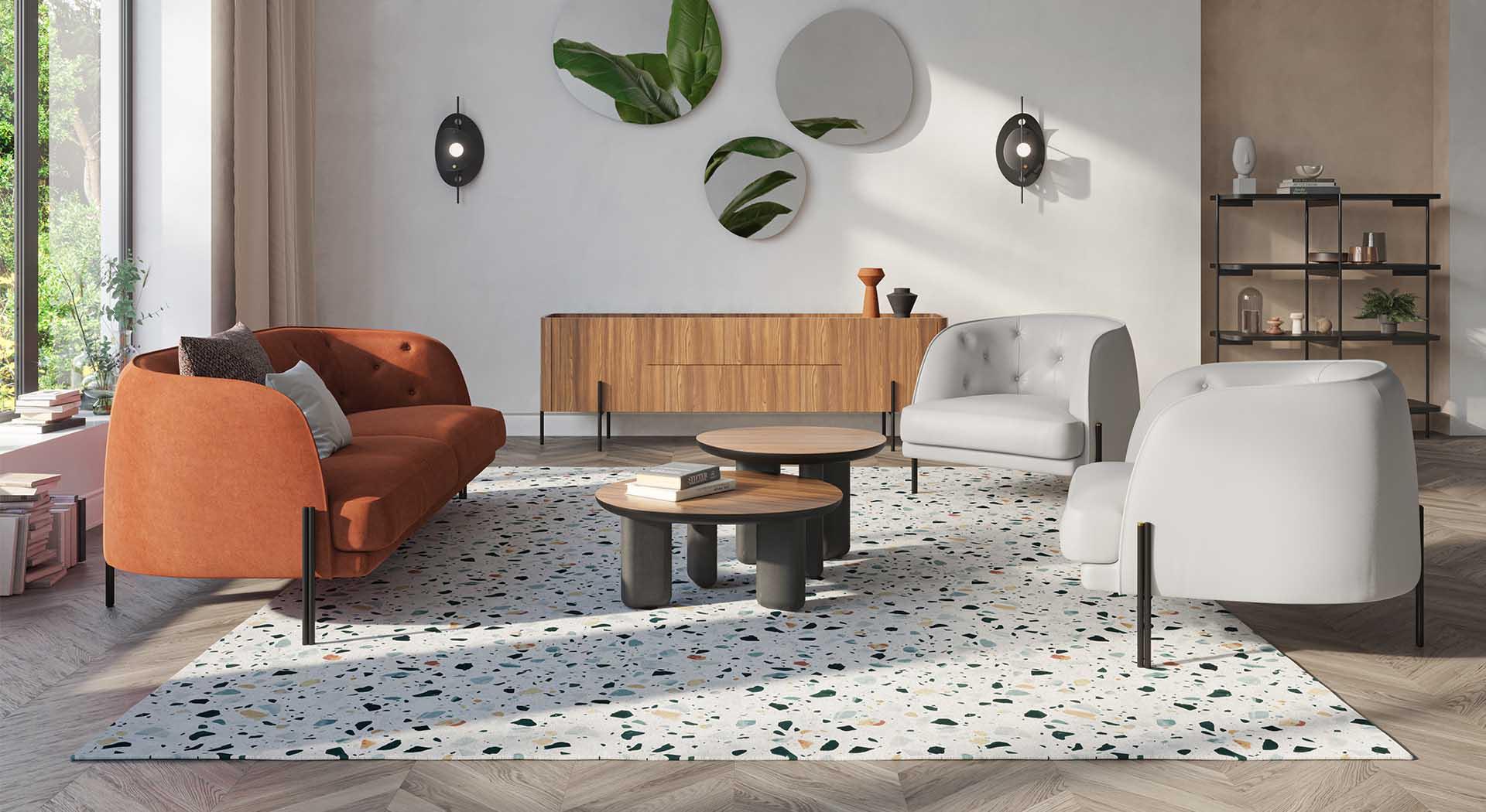 Sofa CAILLOU CAPITONE beżowy Liu Jo Living Eye on Design
