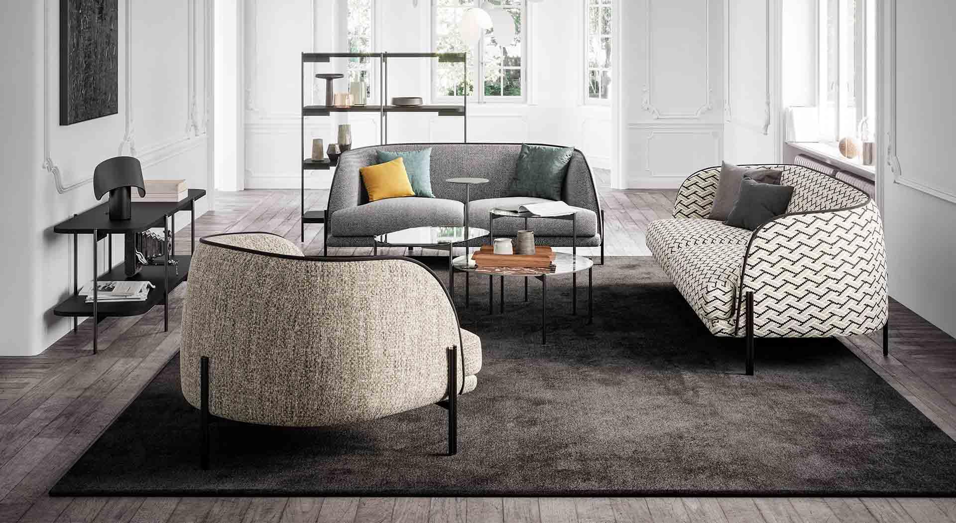 Sofa CAILLOU ceglany Liu Jo Living Eye on Design