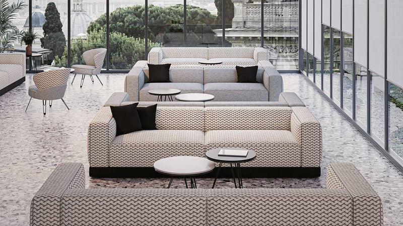 Sofa CARING STRIPES zielony Liu Jo Living Eye on Design