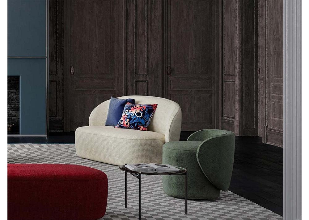 Sofa GUEST LOVESEAT łososiowy Liu Jo Living Eye on Design