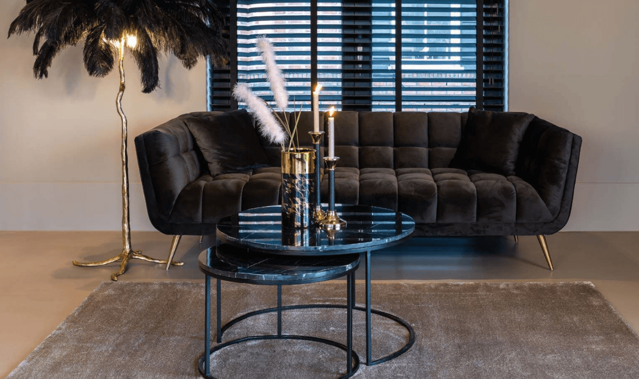 Sofa HUXLEY czarny Richmond Interiors Eye on Design