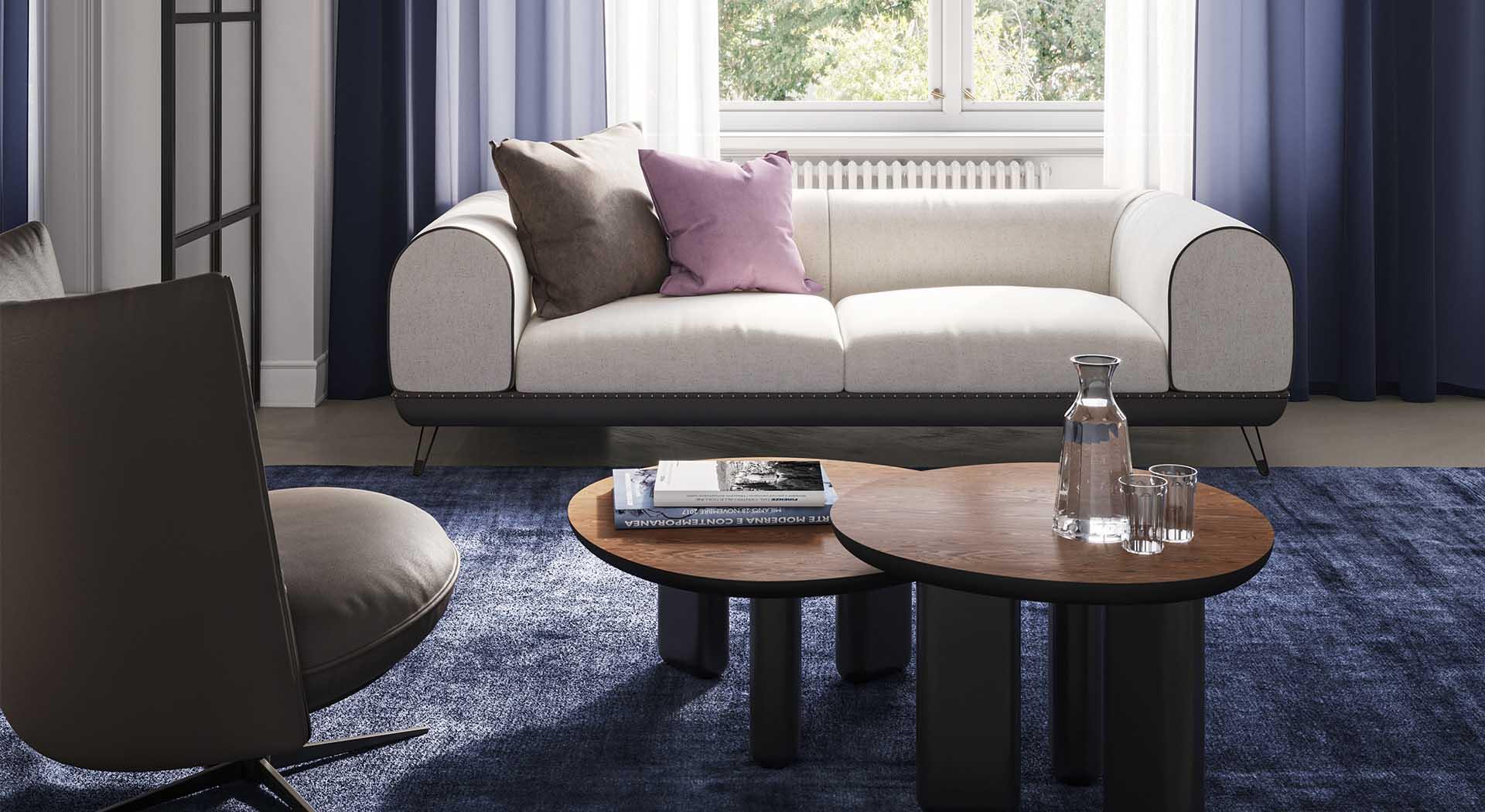 Sofa LINEAR SHORE beżowy Liu Jo Living Eye on Design