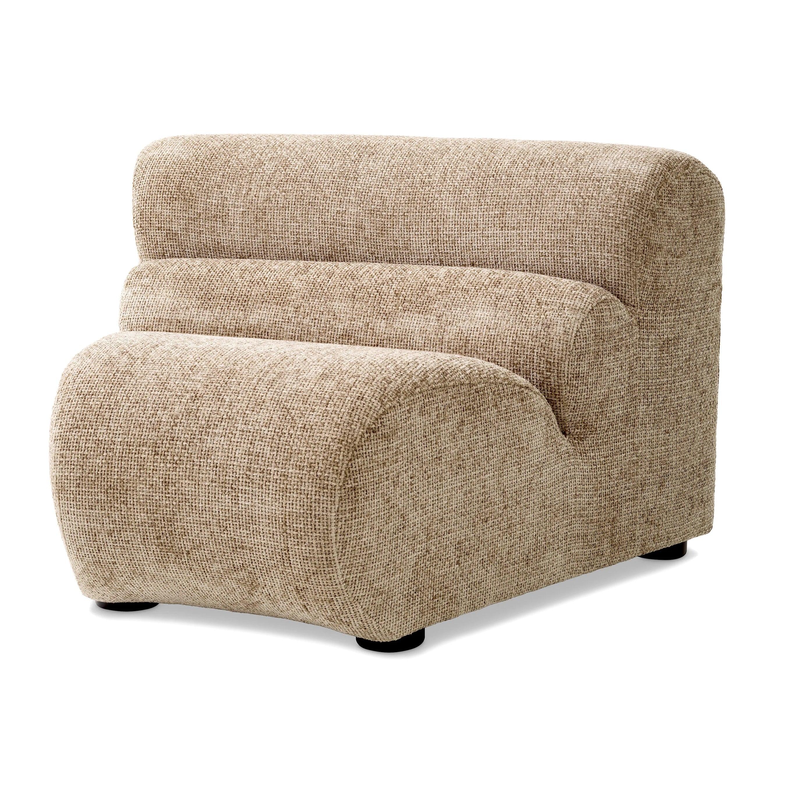 Sofa modułowa LINDAU - narożnik wewnętrzny piaskowy Eichholtz Eye on Design