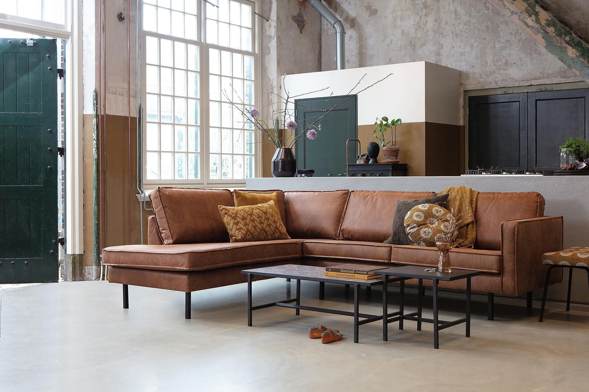Sofa narożna prawostronna skórzana RODEO czarny Be Pure Eye on Design