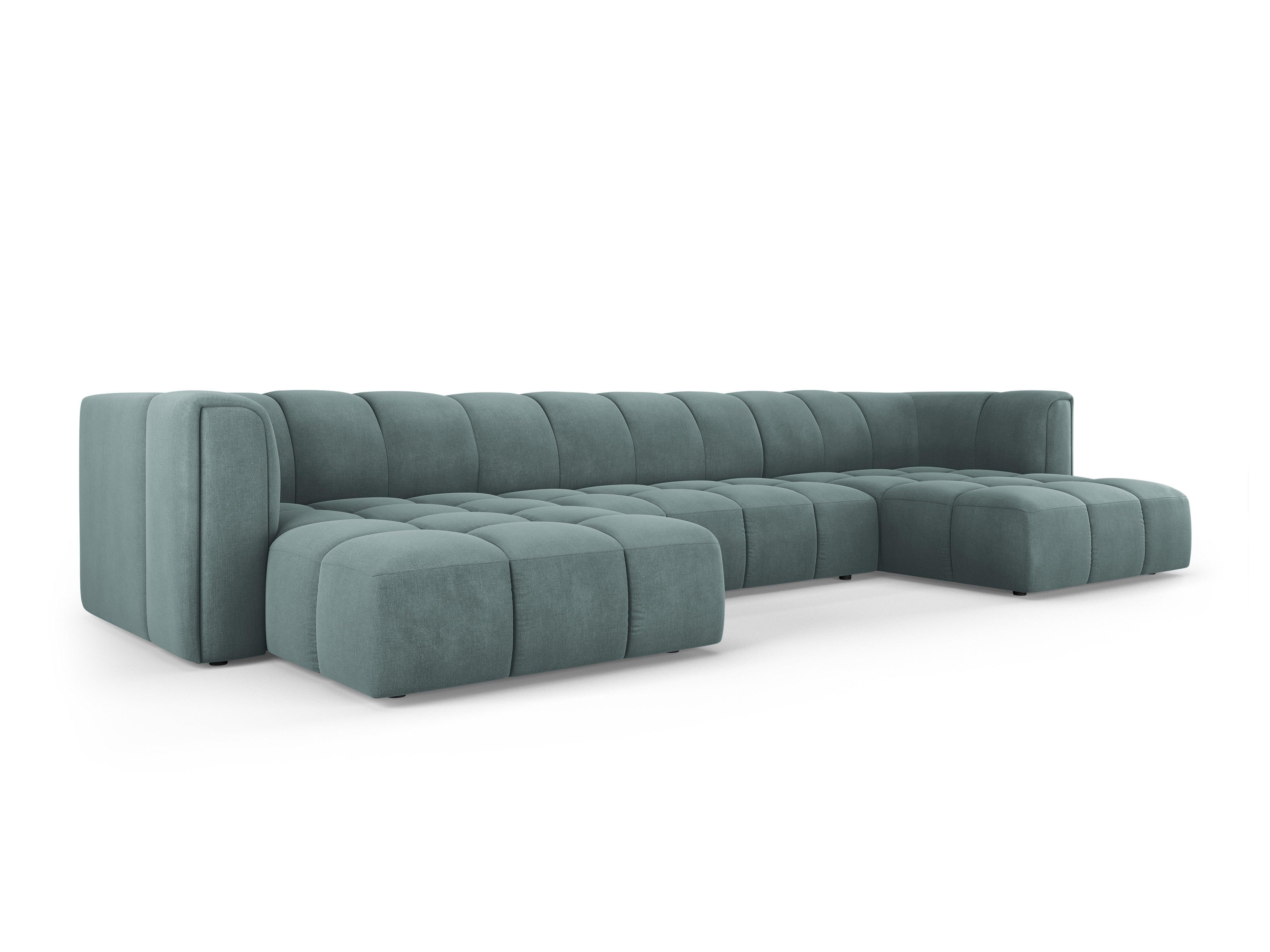 Sofa panoramiczna FRANCESCA morska zieleń szenil Milo Casa Eye on Design
