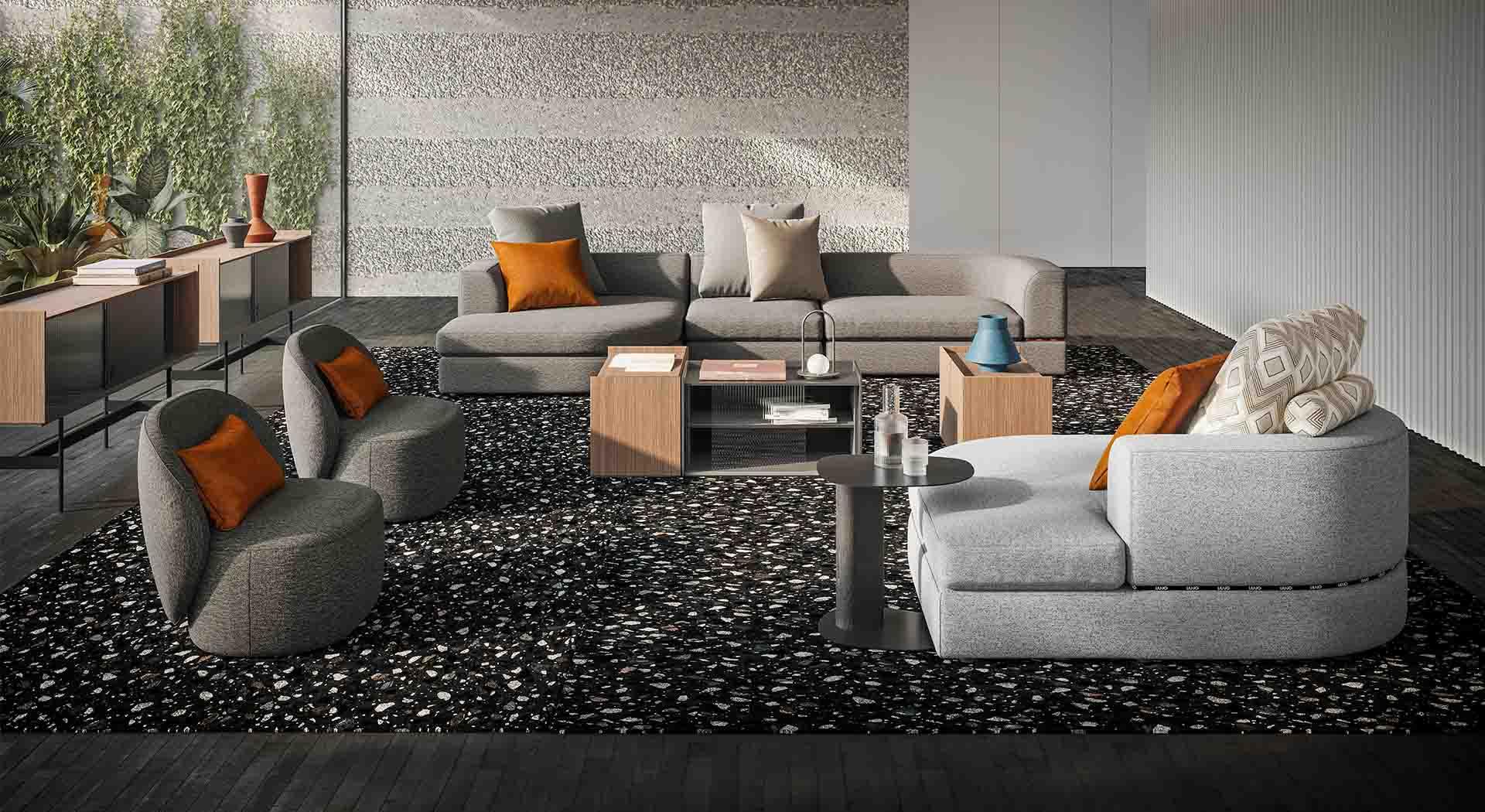 Sofa PIXI niebieski Liu Jo Living Eye on Design