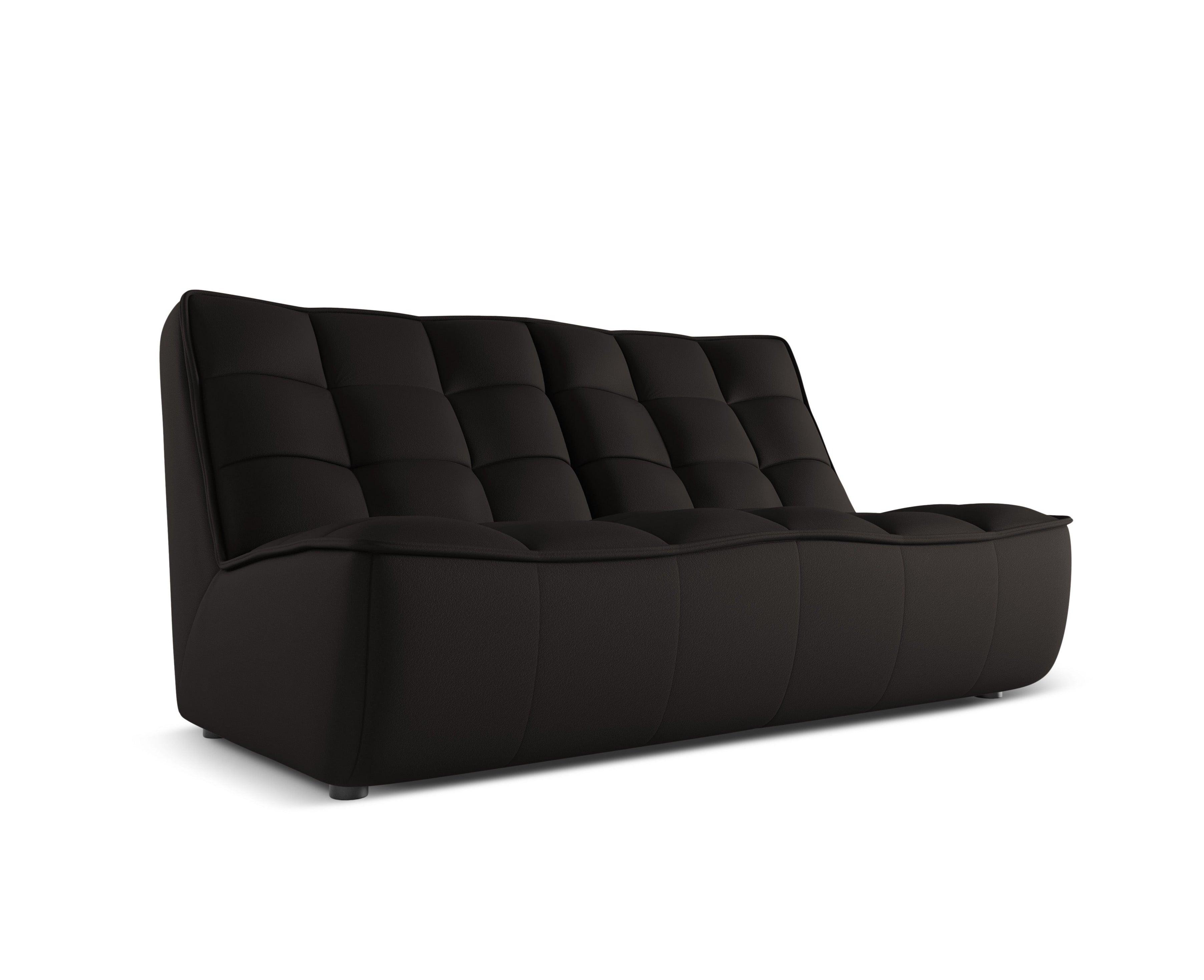 Sofa skórzana 2-osobowa MONI czarny Maison Heritage Eye on Design