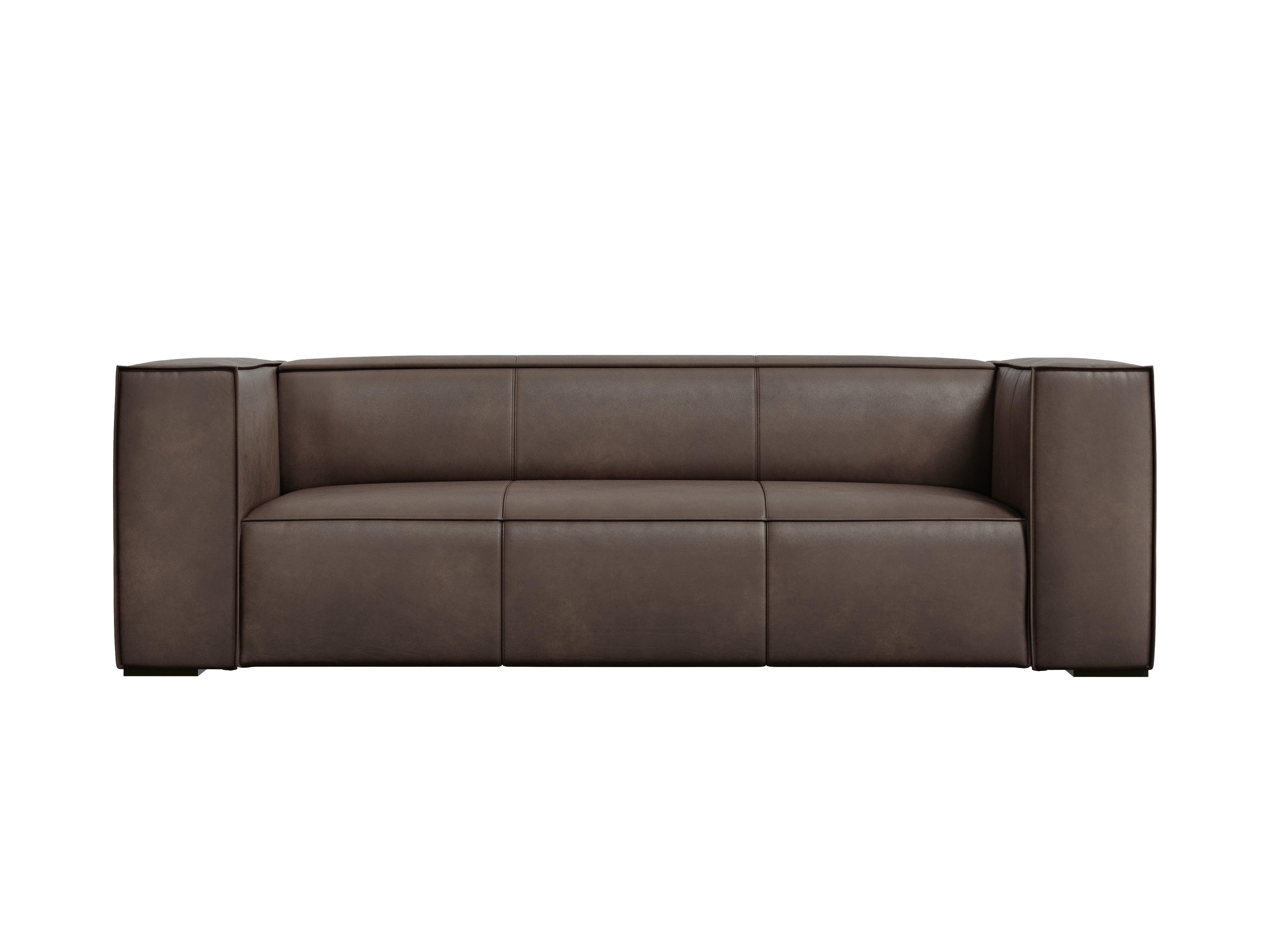 Sofa skórzana 3-osobowa MADAME oliwkowy brąz Windsor & Co Eye on Design
