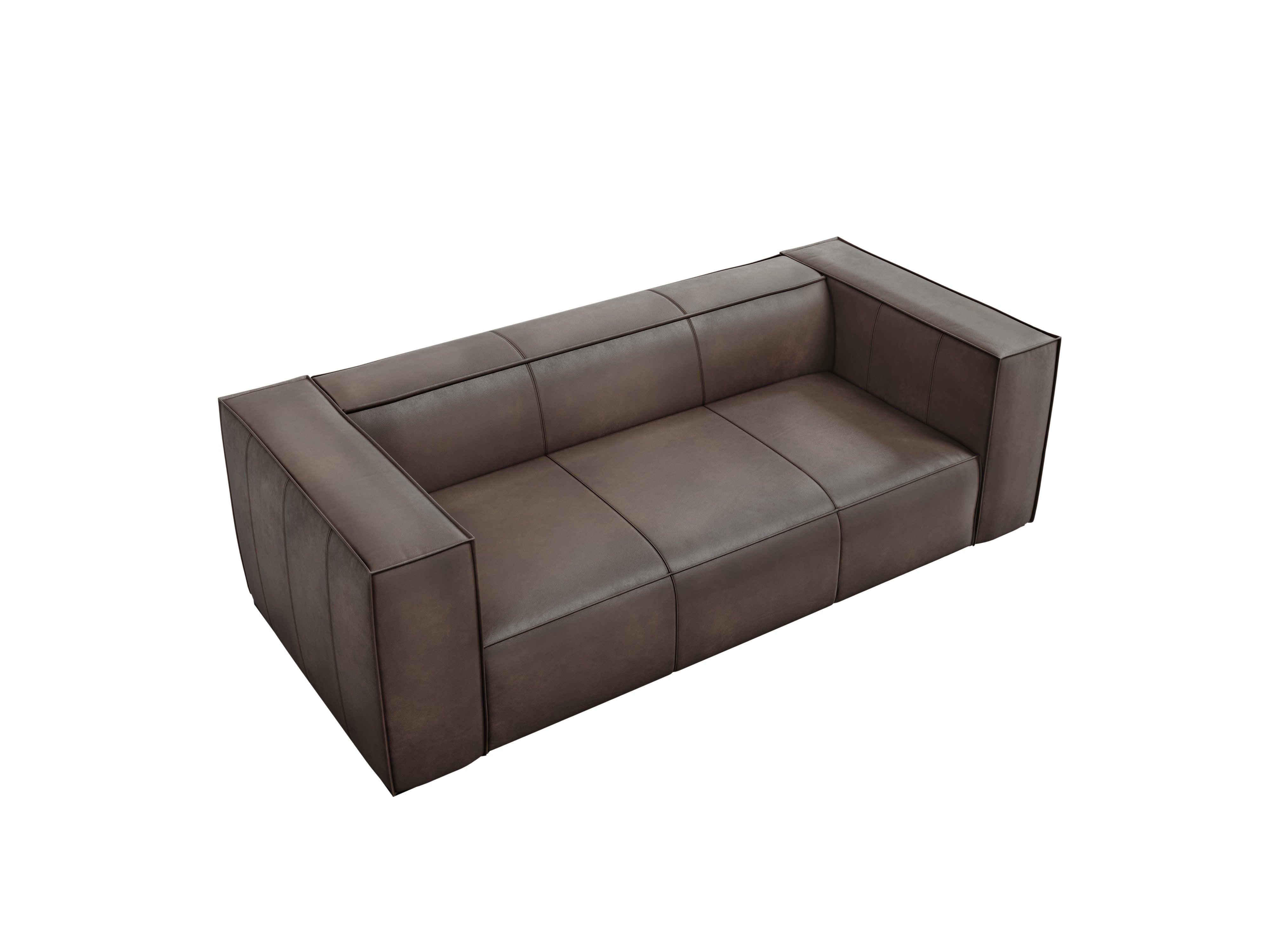 Sofa skórzana 3-osobowa MADAME oliwkowy brąz Windsor & Co Eye on Design