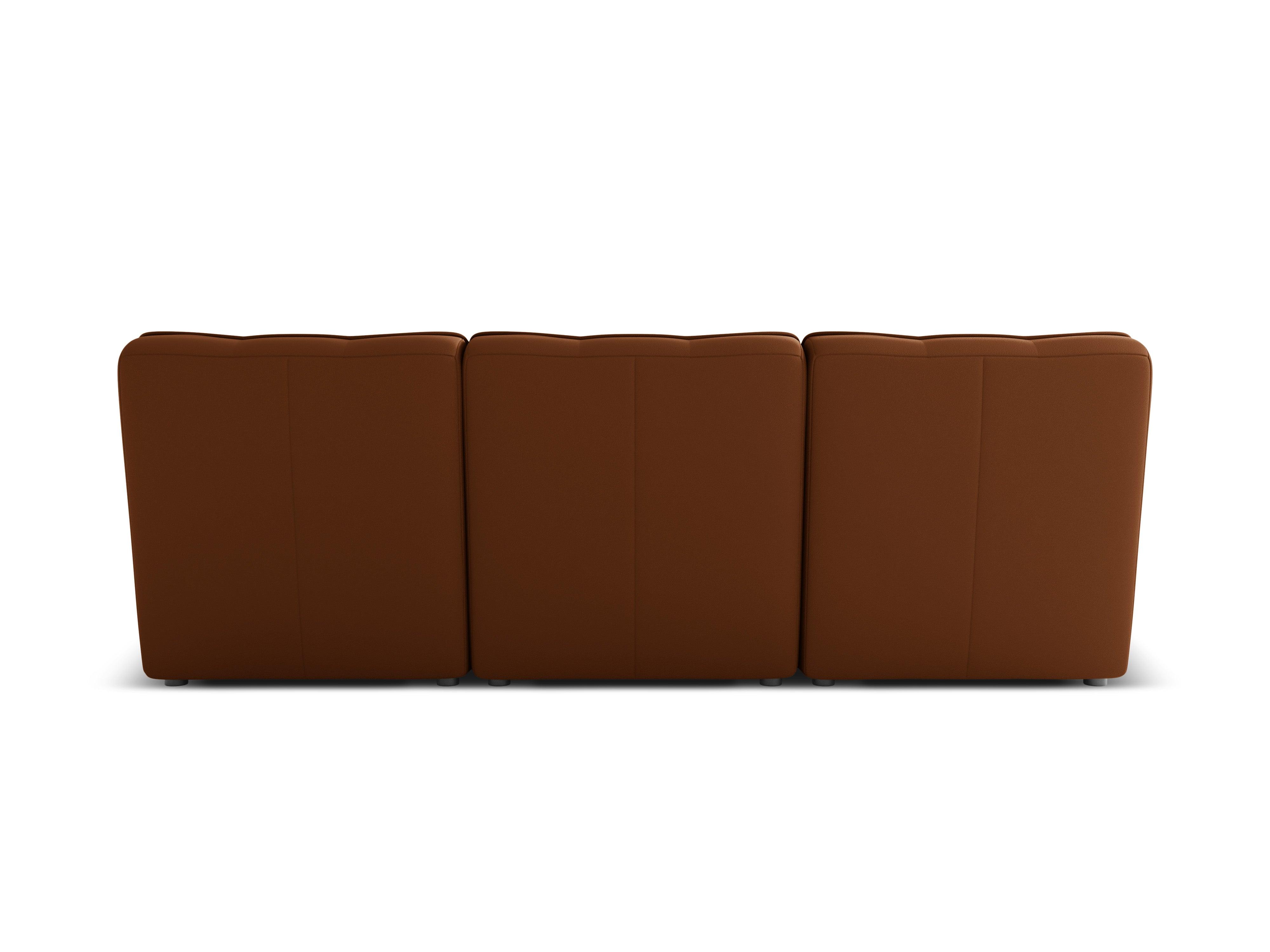 Sofa skórzana 3-osobowa MONI brązowy Maison Heritage Eye on Design
