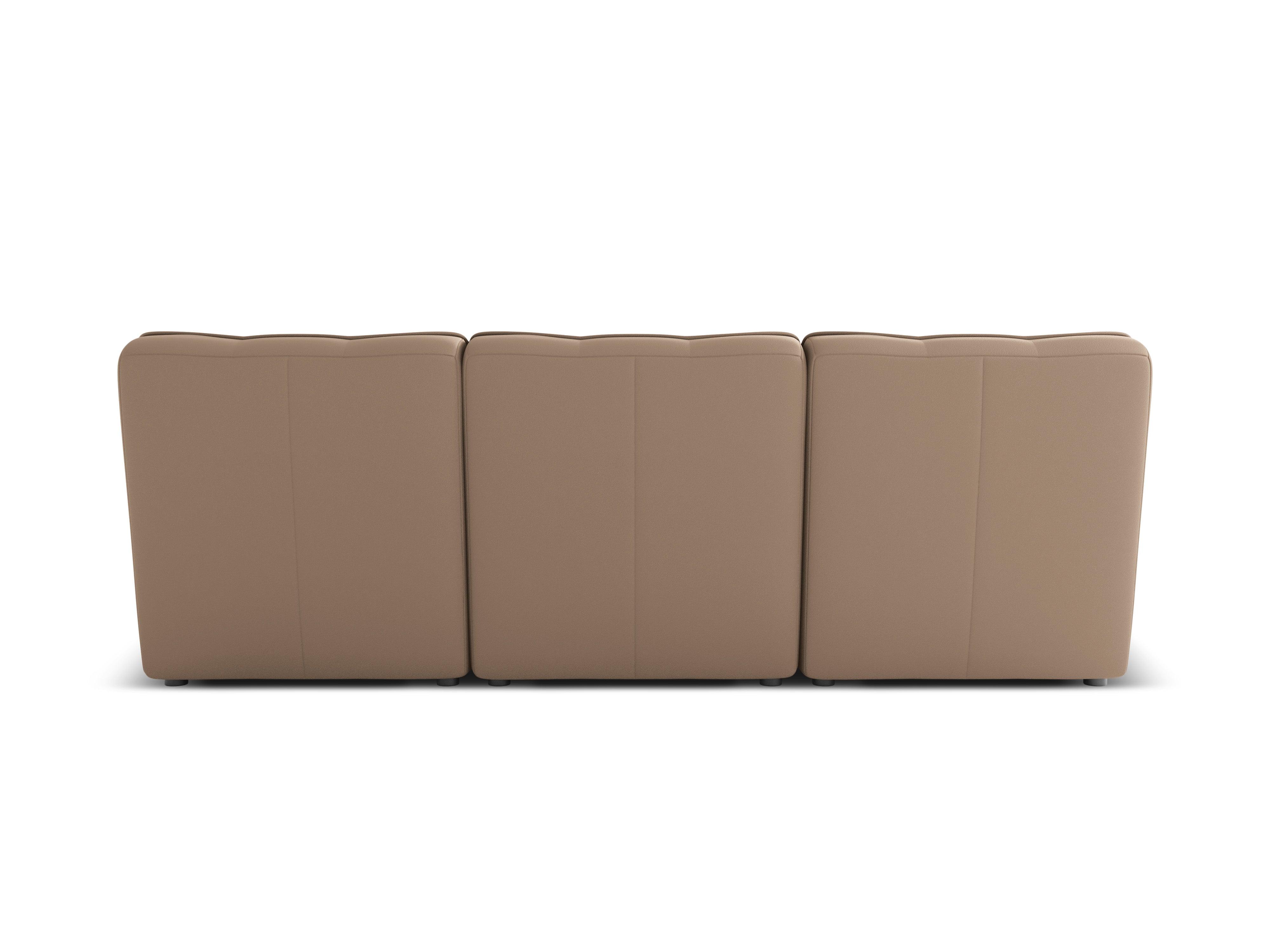 Sofa skórzana 3-osobowa MONI cappuccino Maison Heritage Eye on Design