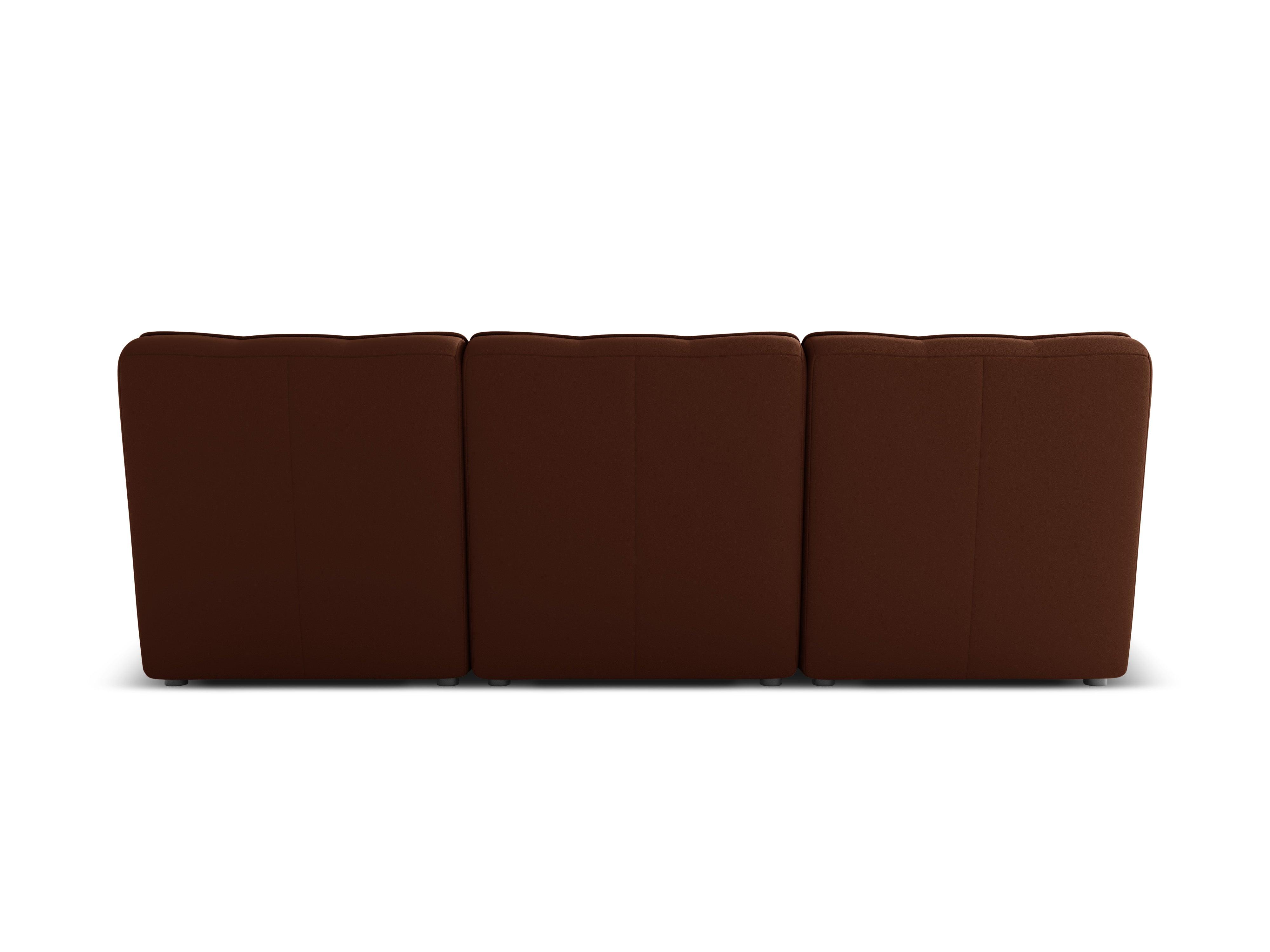 Sofa skórzana 3-osobowa MONI czekoladowy Maison Heritage Eye on Design