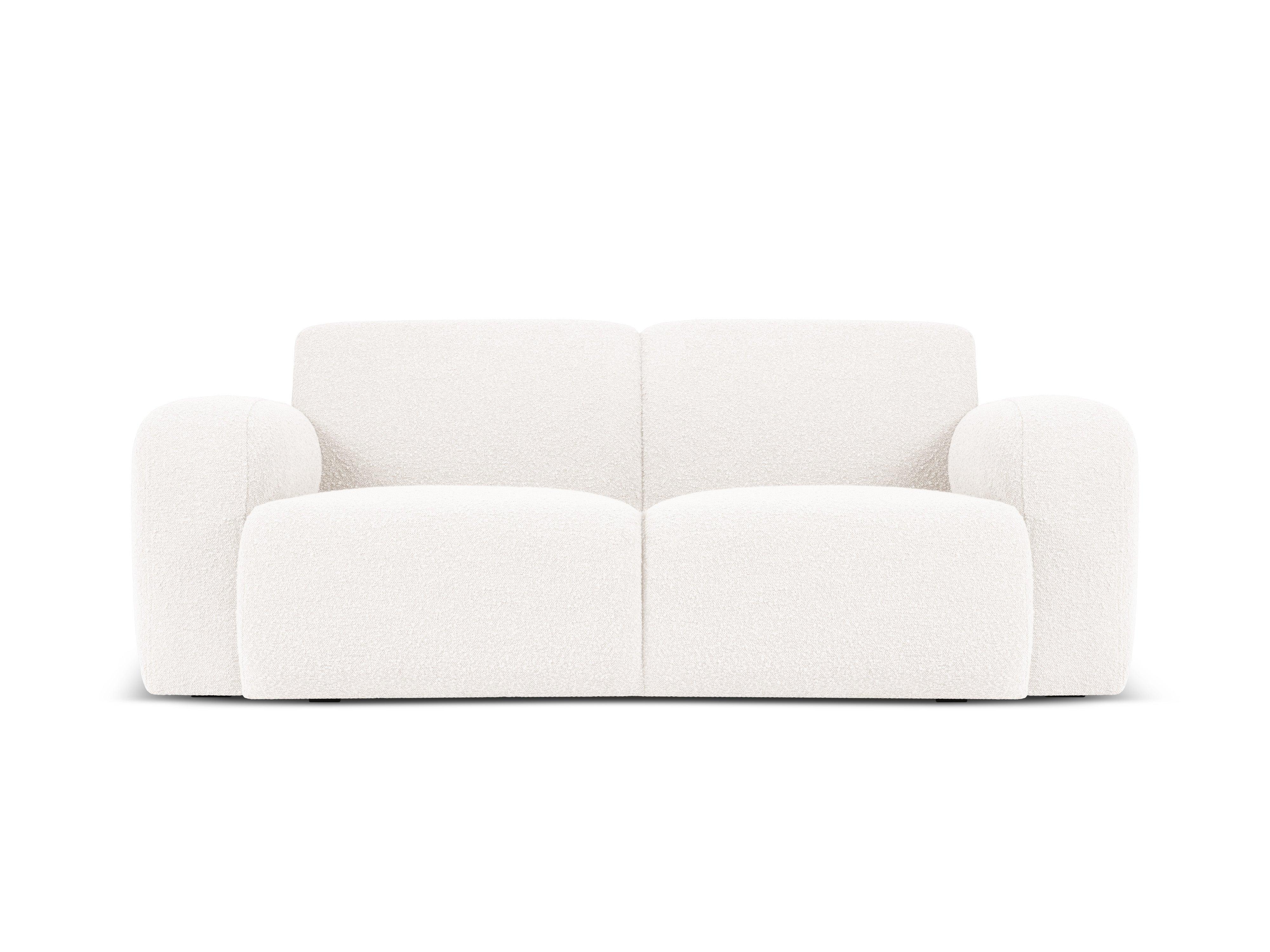 Sofa w tkaninie boucle 2-osobowa LOLA biały Windsor & Co Eye on Design