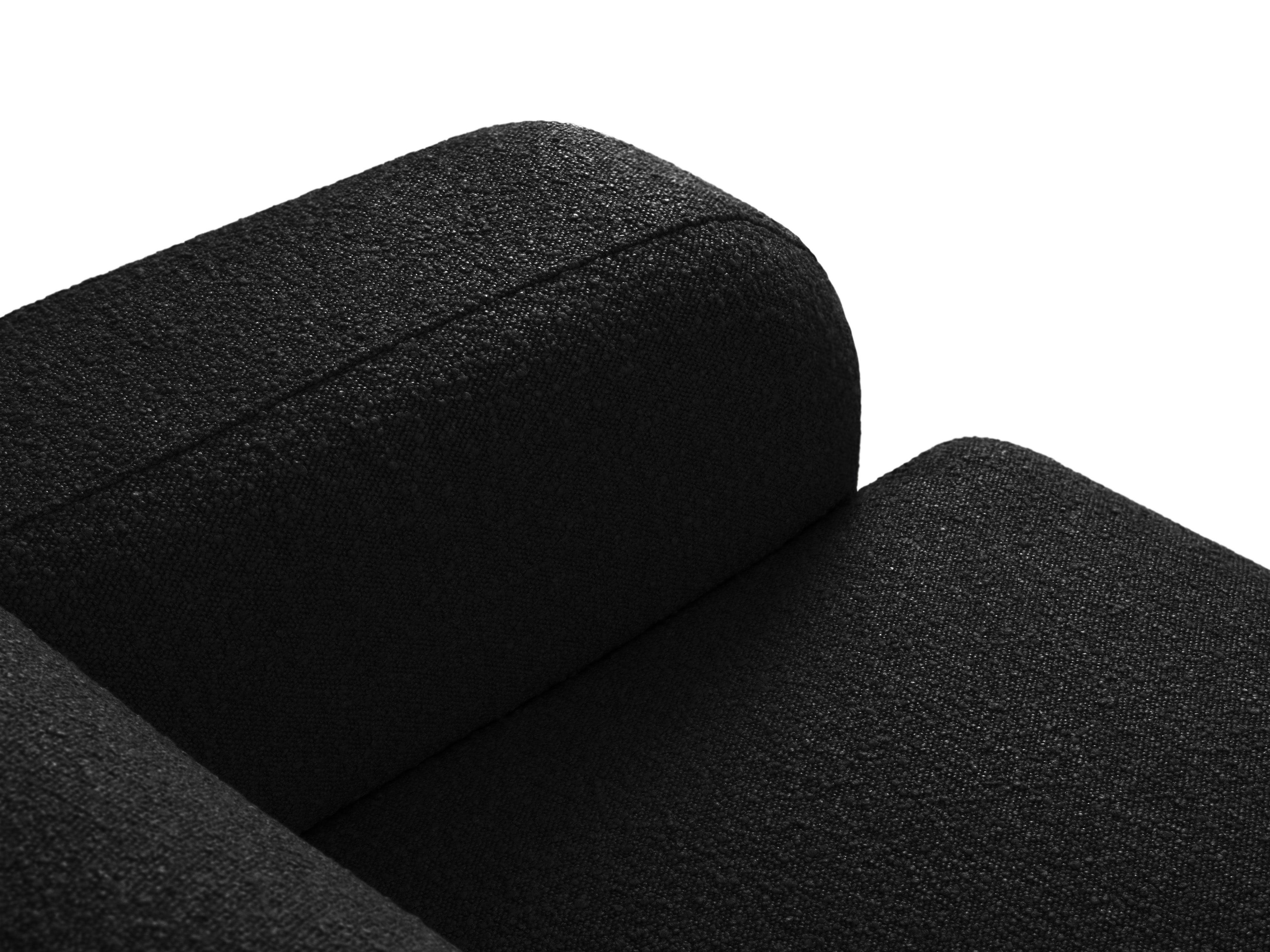 Sofa w tkaninie boucle 2-osobowa LOLA czarny Windsor & Co Eye on Design