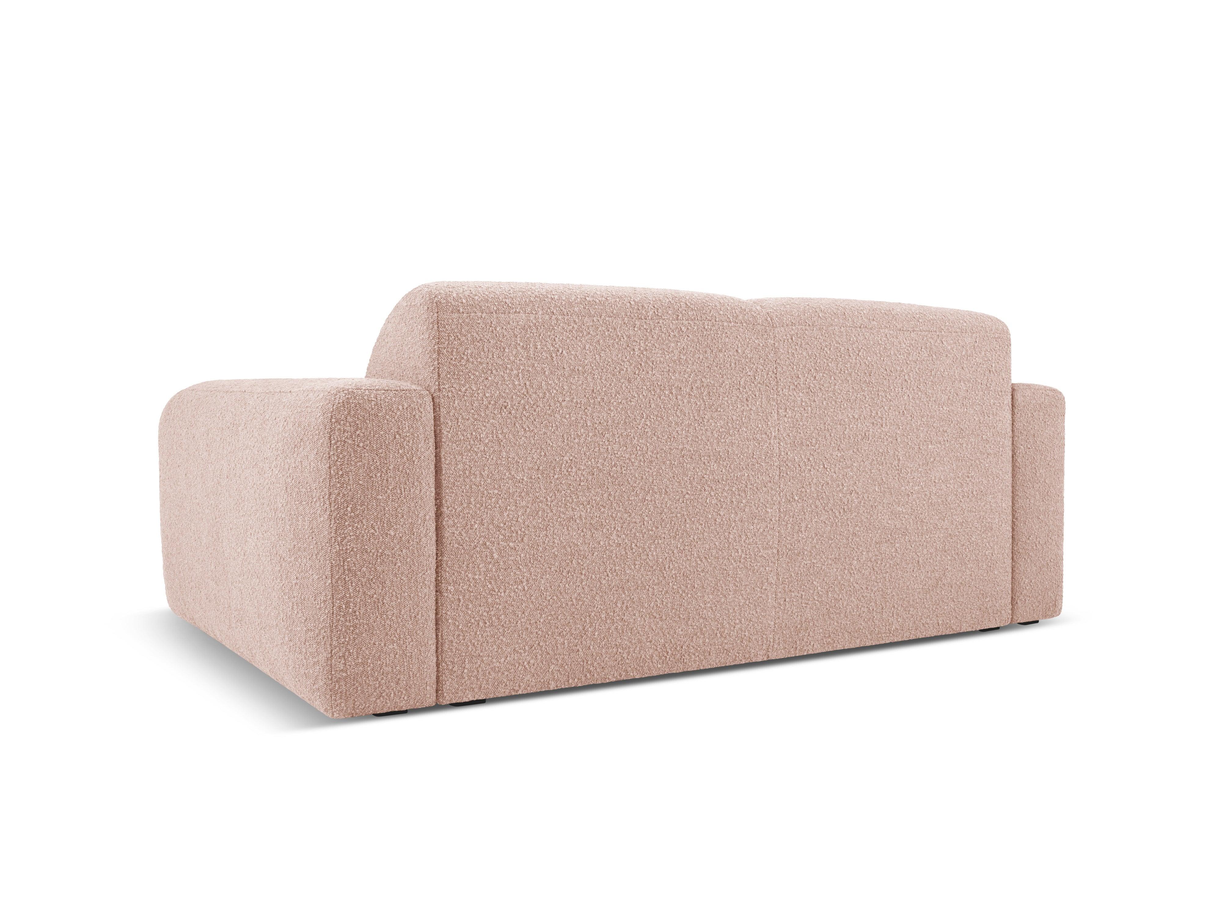 Sofa w tkaninie boucle 2-osobowa LOLA różowy Windsor & Co Eye on Design
