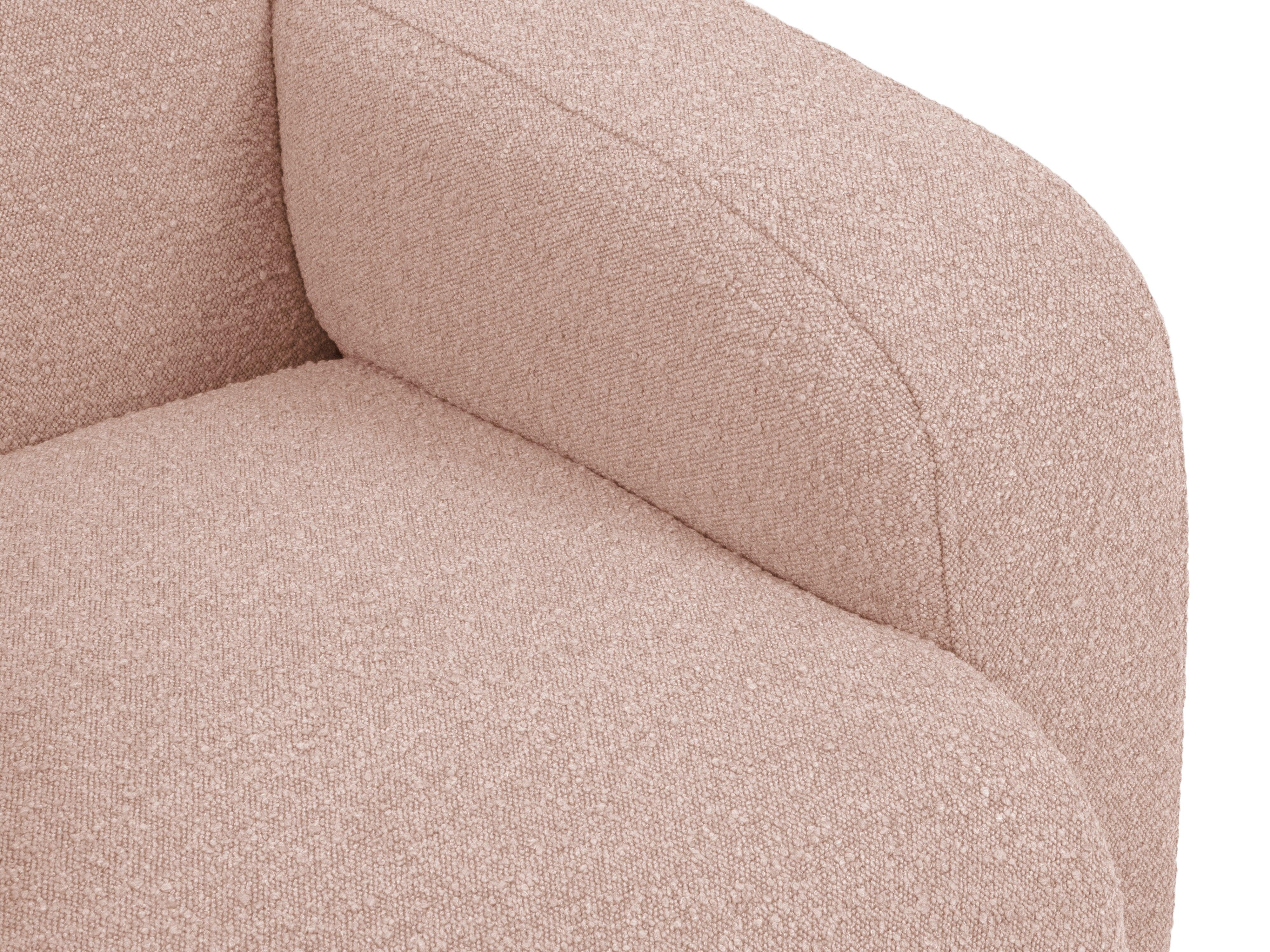 Sofa w tkaninie boucle 2-osobowa LOLA różowy Windsor & Co Eye on Design