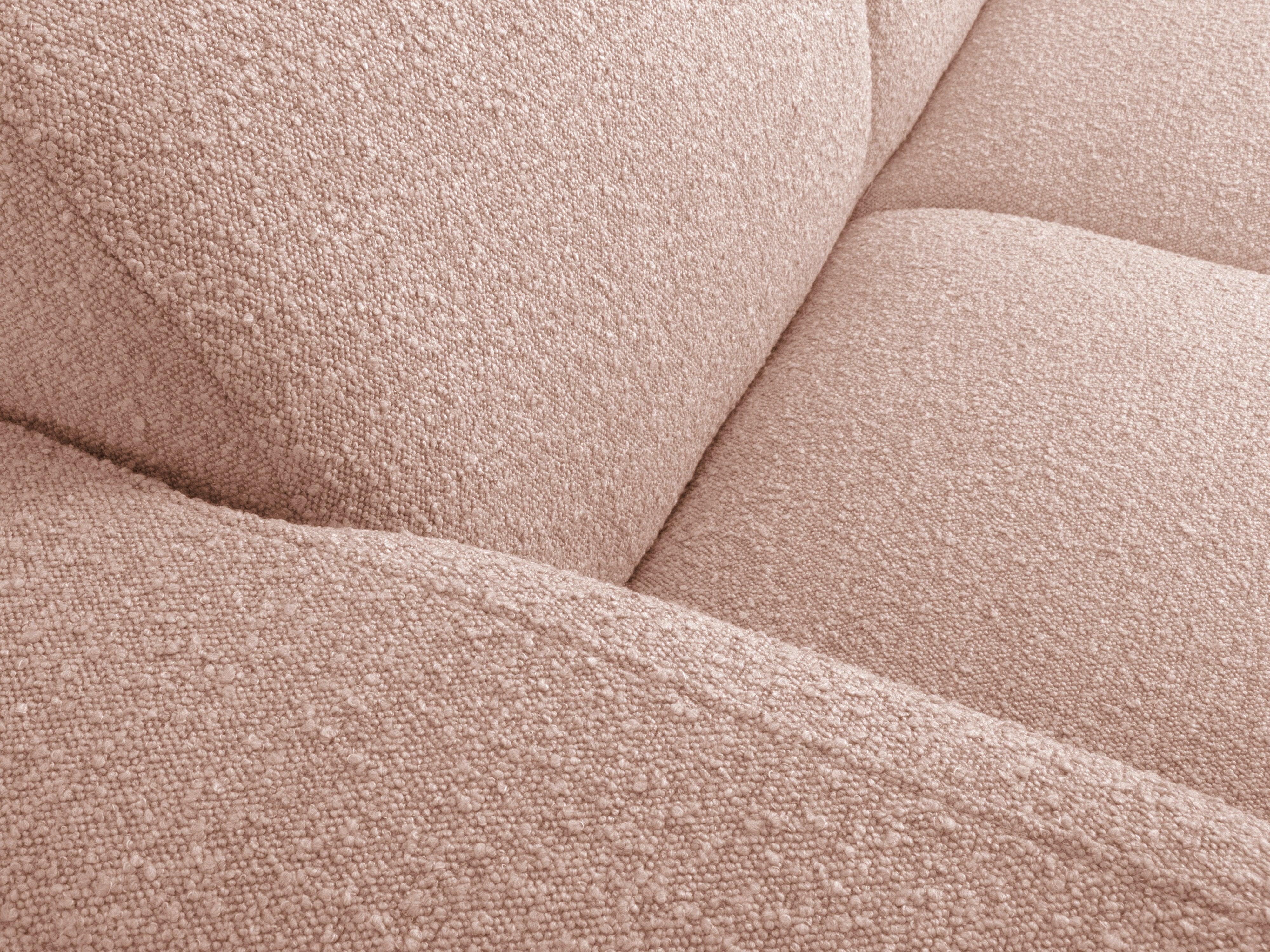 Sofa w tkaninie boucle 2-osobowa LOLA różowy Windsor & Co Eye on Design