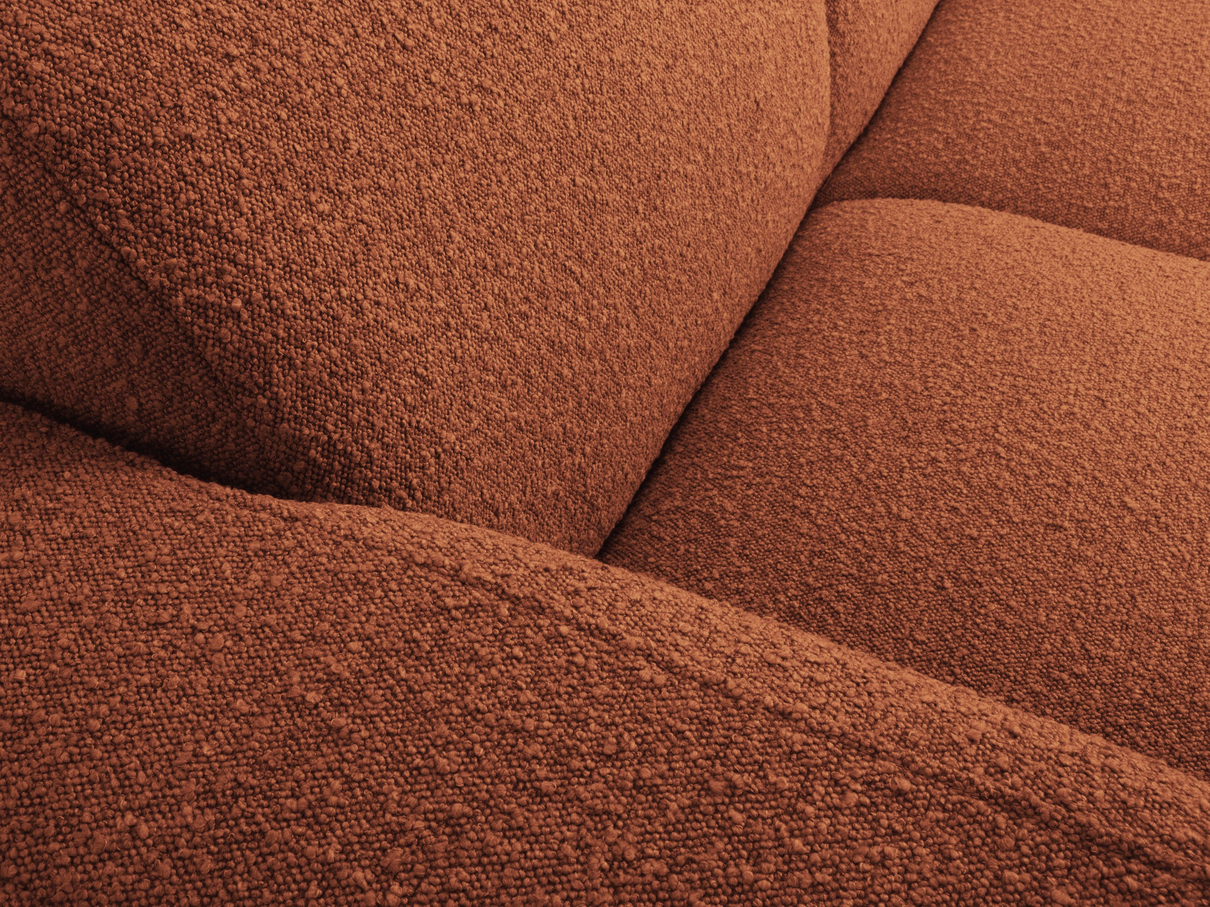 Sofa w tkaninie boucle 3-osobowa LOLA brązowy Windsor & Co Eye on Design