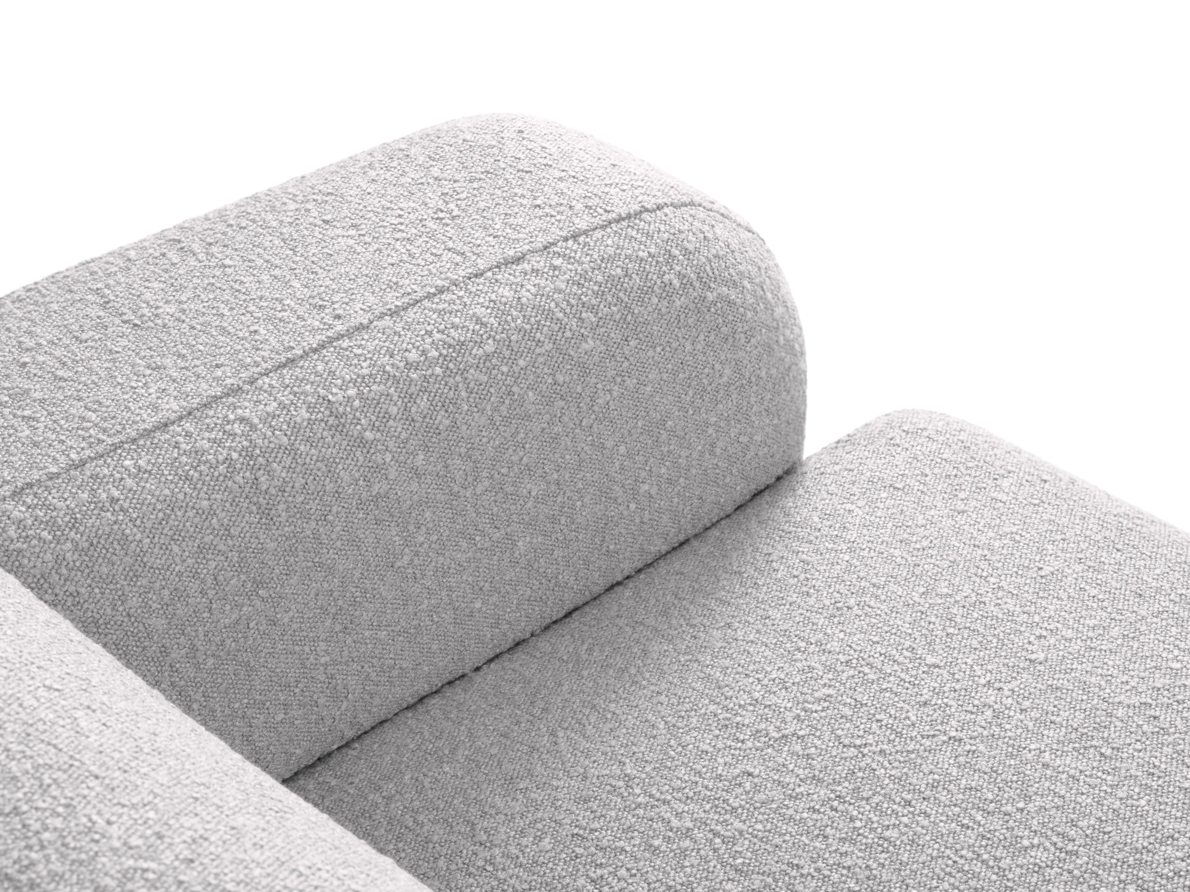 Sofa w tkaninie boucle 3-osobowa LOLA jasnoszary Windsor & Co Eye on Design