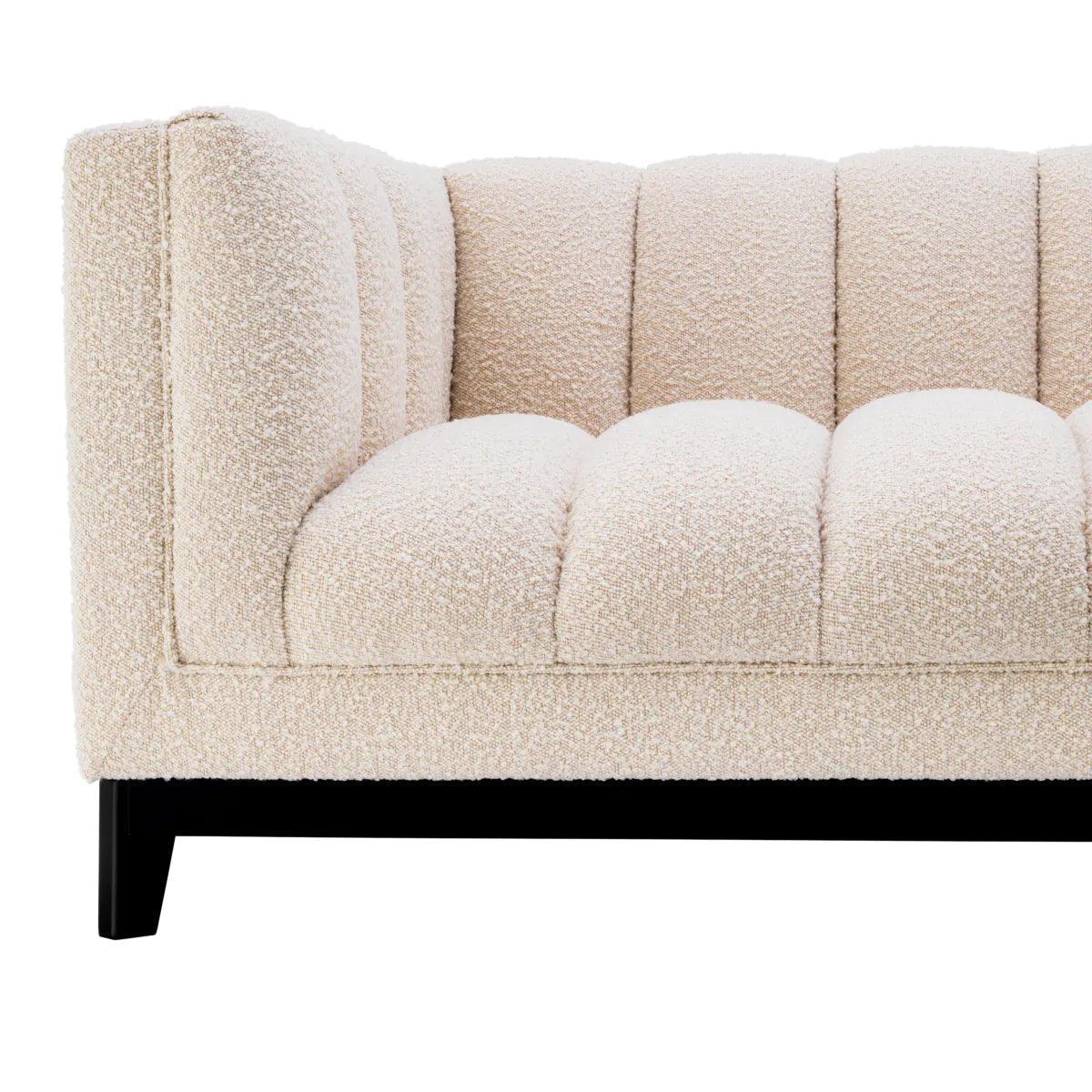 Sofa w tkaninie boucle DITMAR kremowy Eichholtz Eye on Design