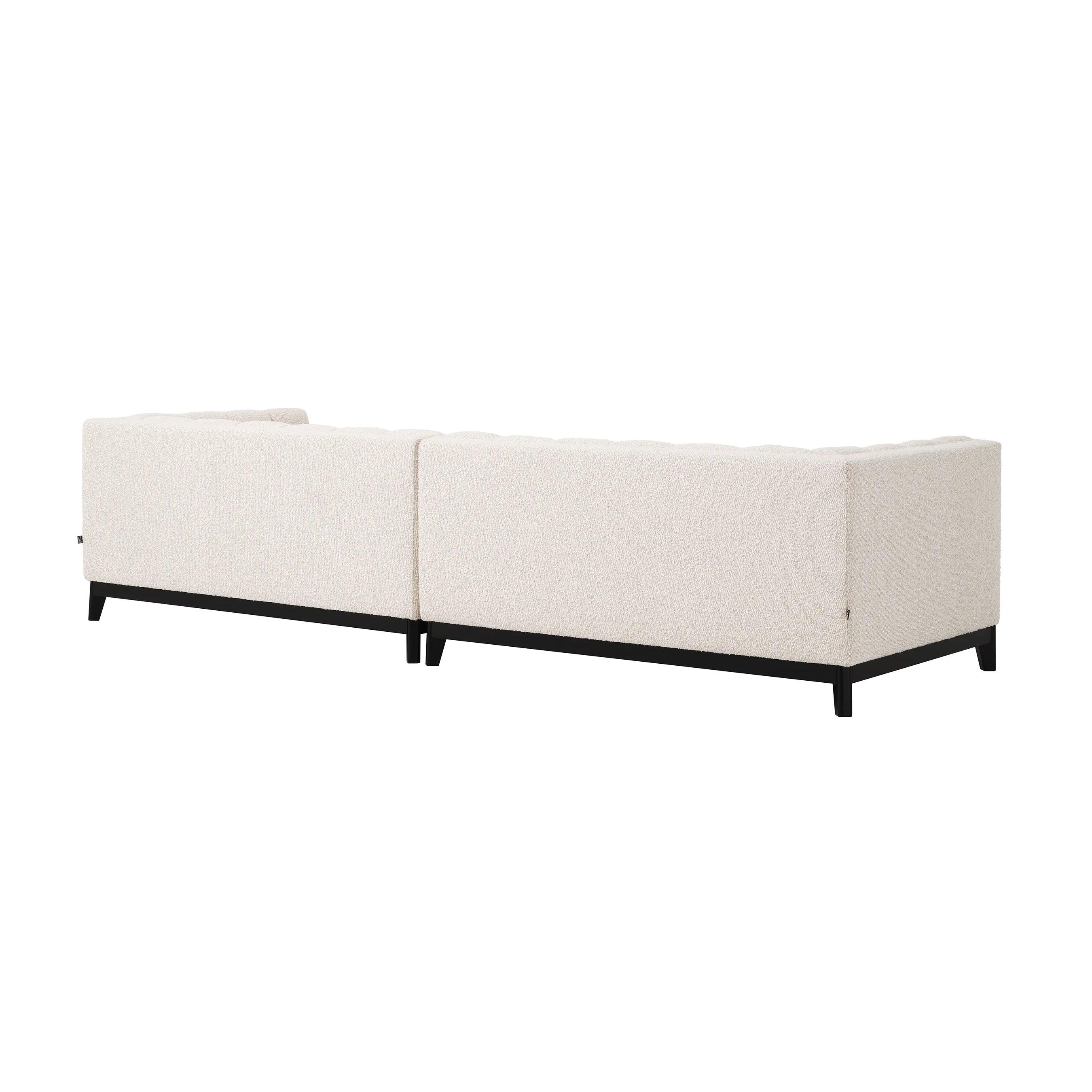Sofa w tkaninie boucle DITMAR kremowy Eichholtz Eye on Design
