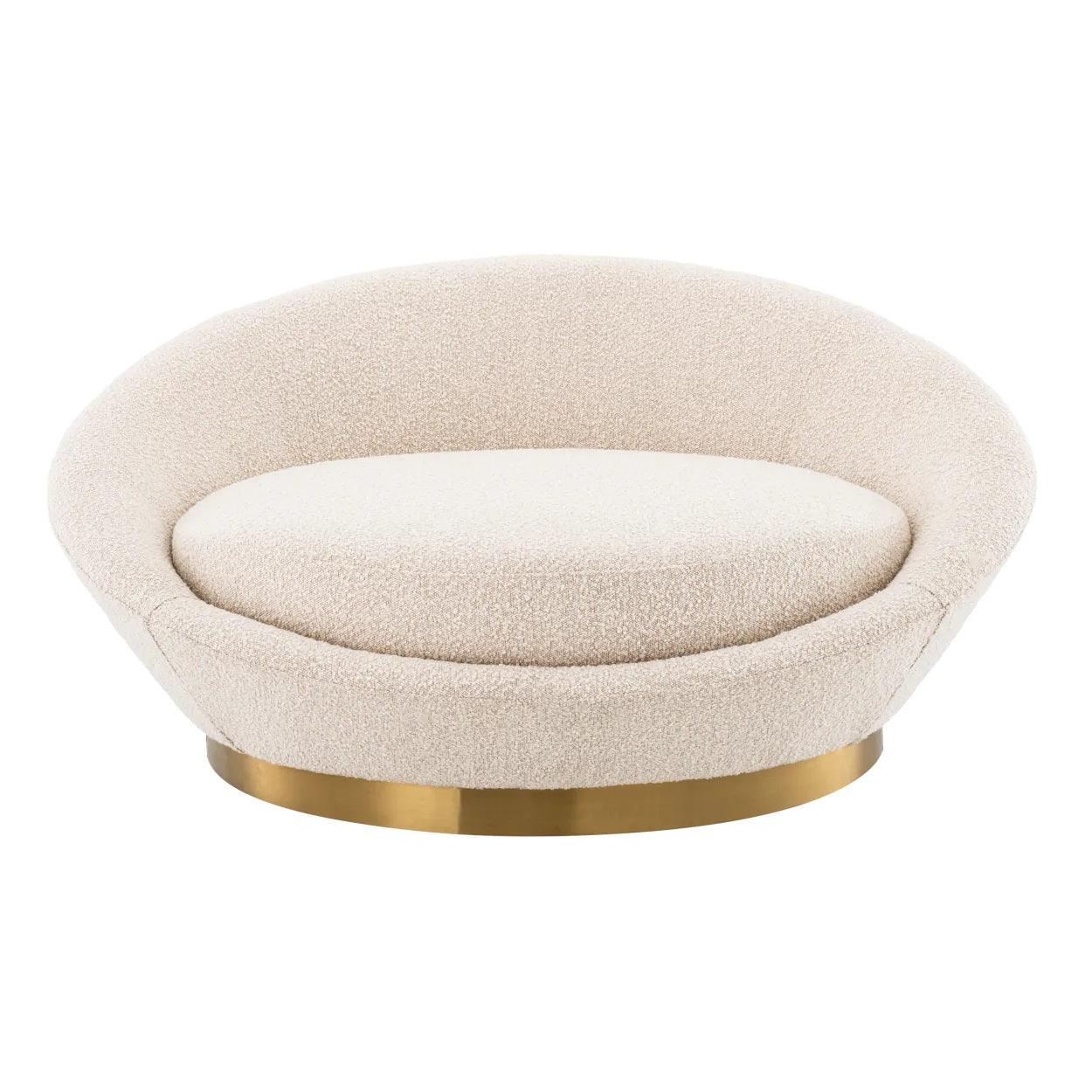 Sofa w tkaninie boucle DUARDO kremowy Eichholtz Eye on Design