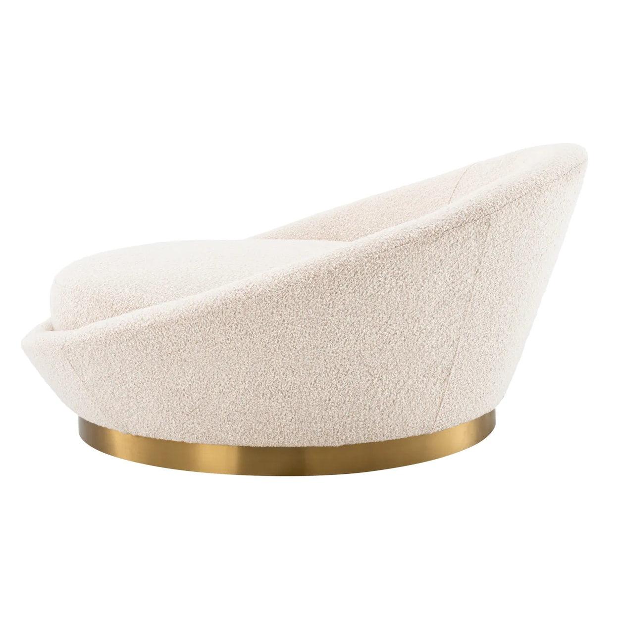 Sofa w tkaninie boucle DUARDO kremowy Eichholtz Eye on Design