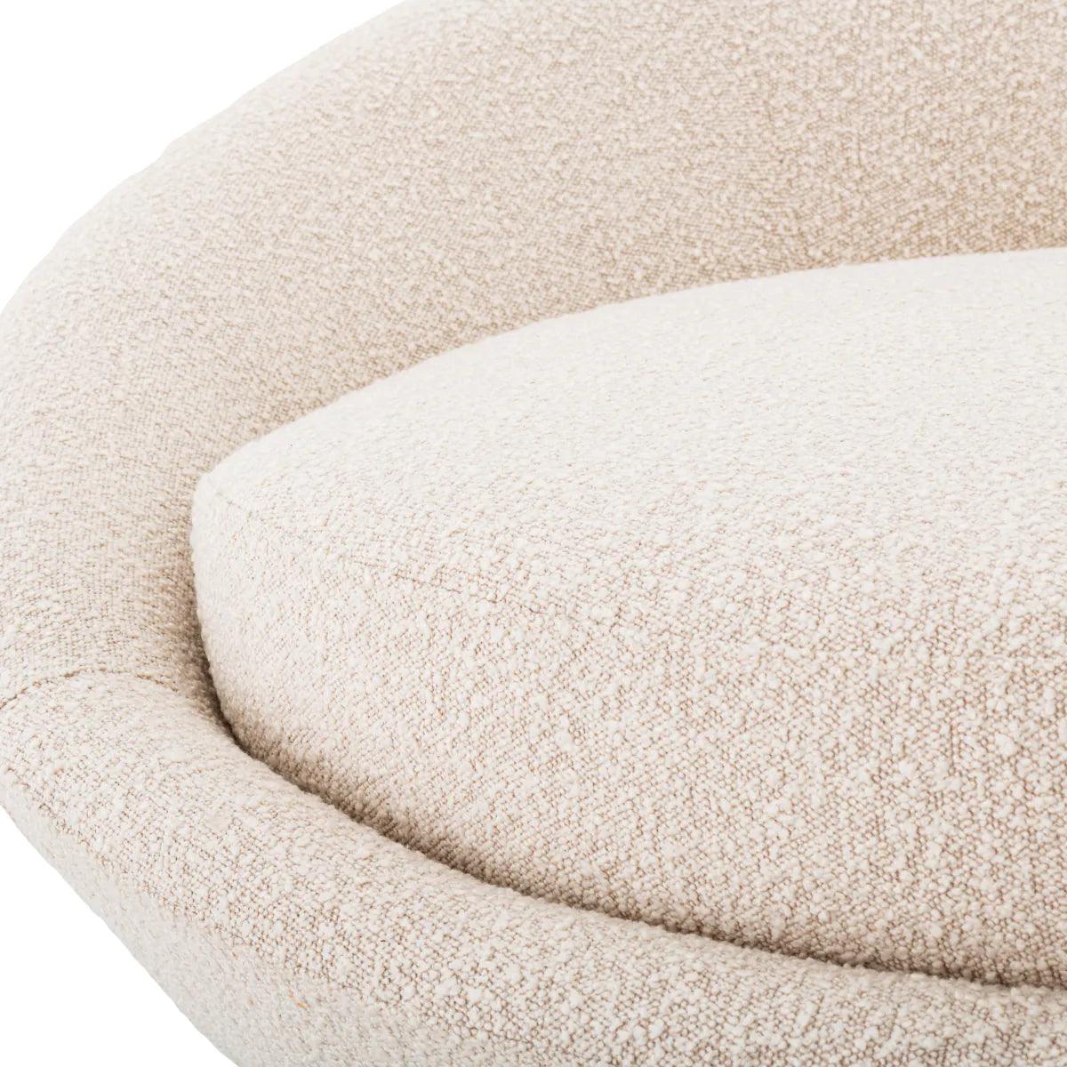 Sofa w tkaninie boucle DUARDO kremowy Eichholtz Eye on Design