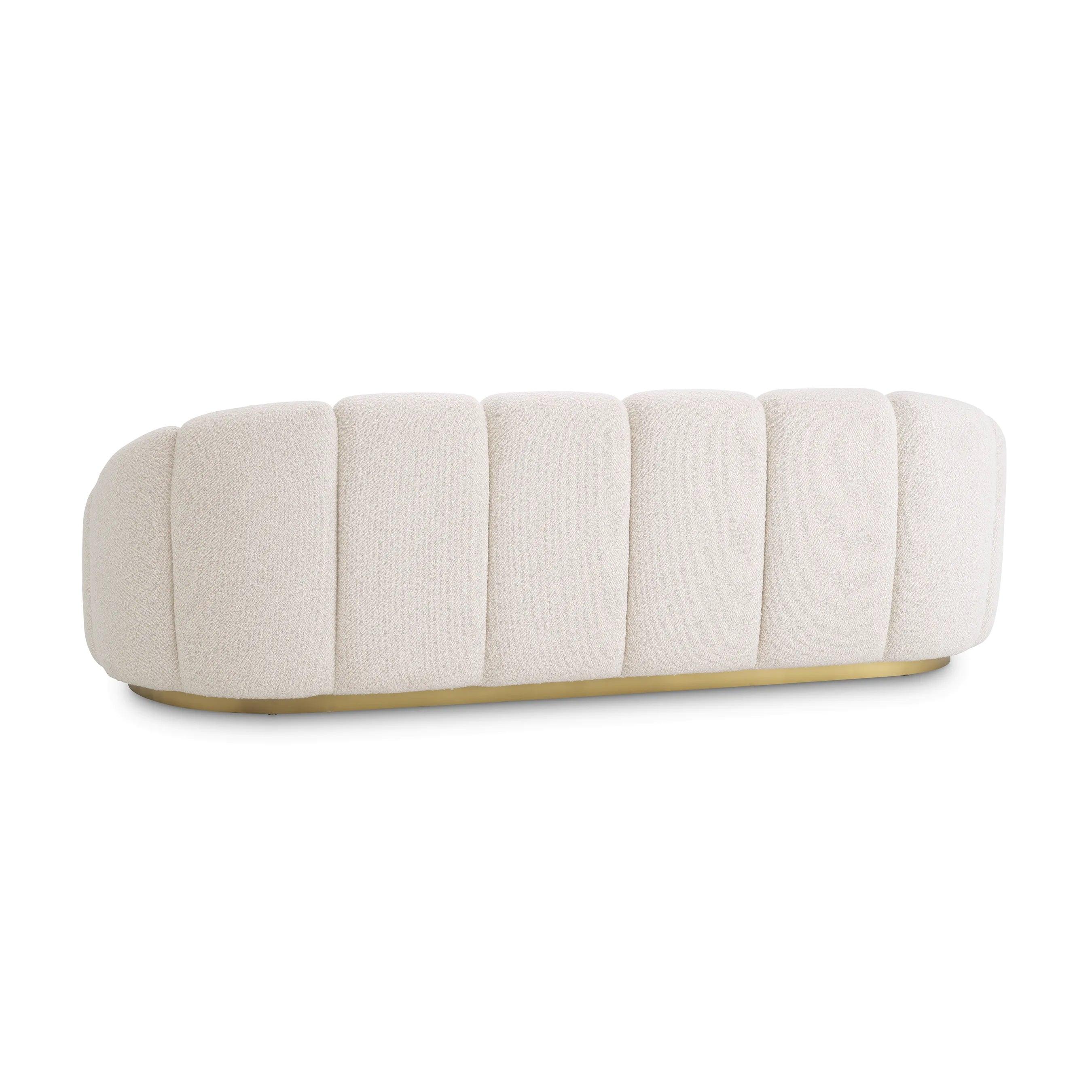 Sofa w tkaninie boucle INGER kremowy Eichholtz Eye on Design