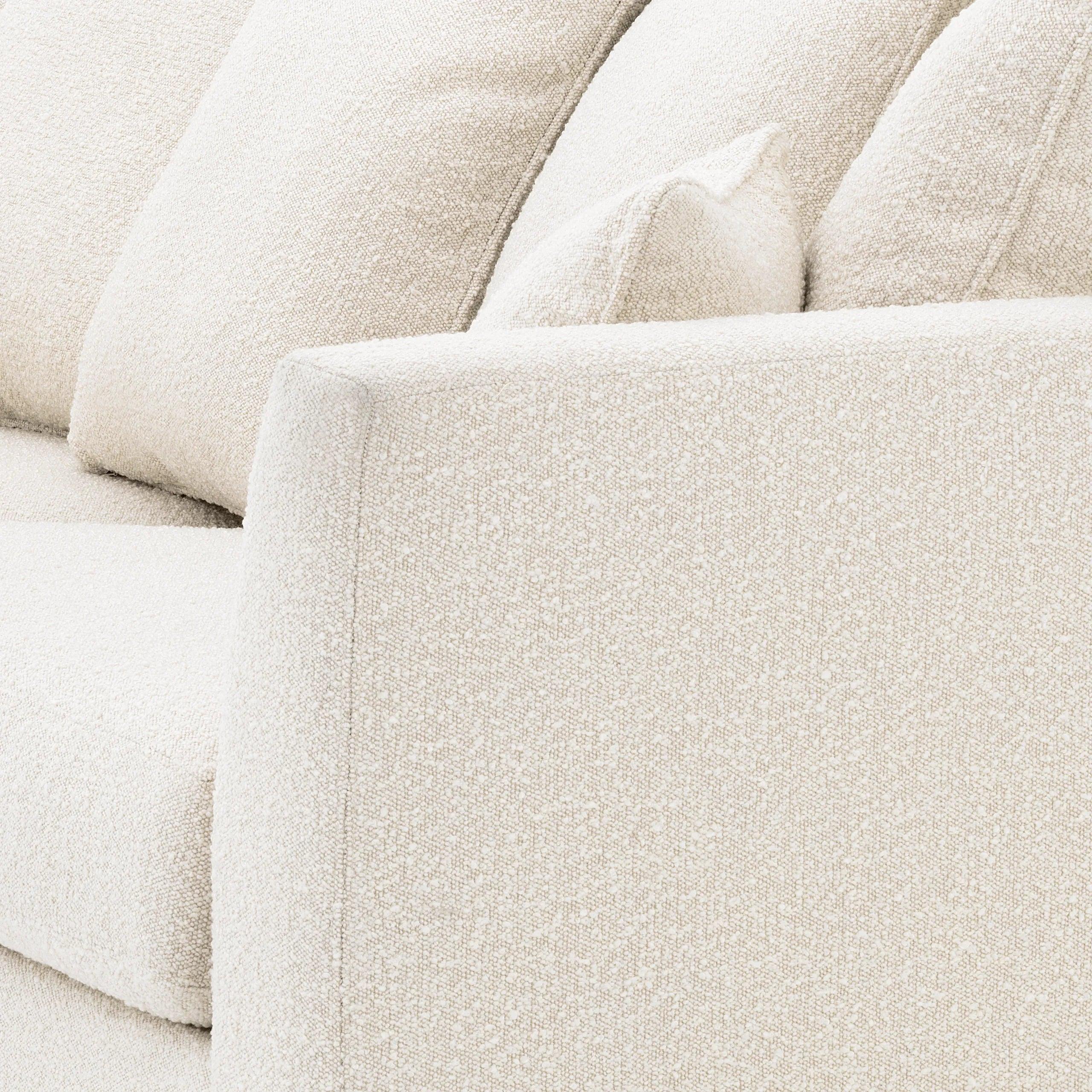 Sofa w tkaninie boucle TAYLOR kremowy Eichholtz Eye on Design