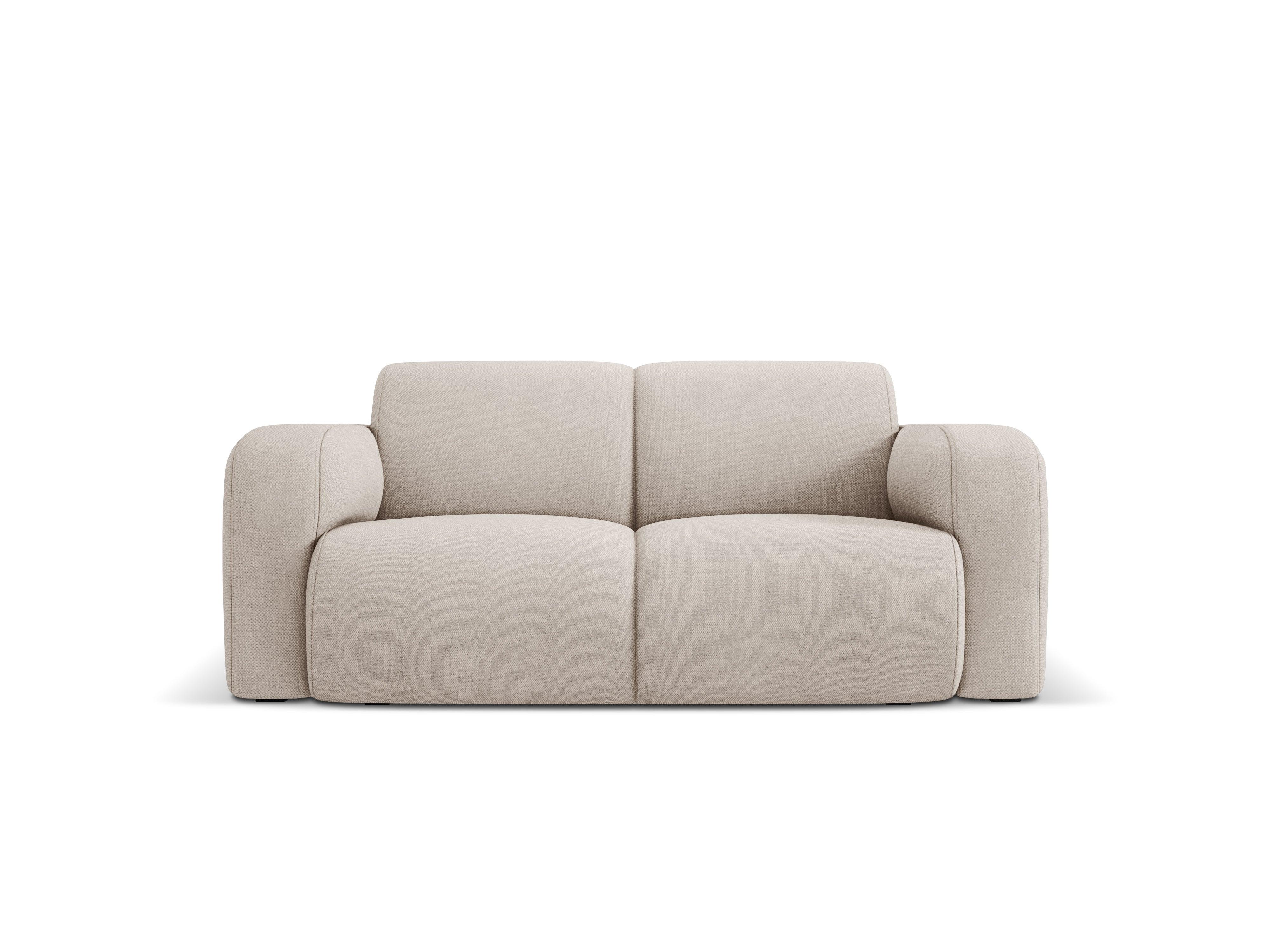 Sofa w tkaninie chenillowej 2-osobowa LOLA beżowy Windsor & Co Eye on Design