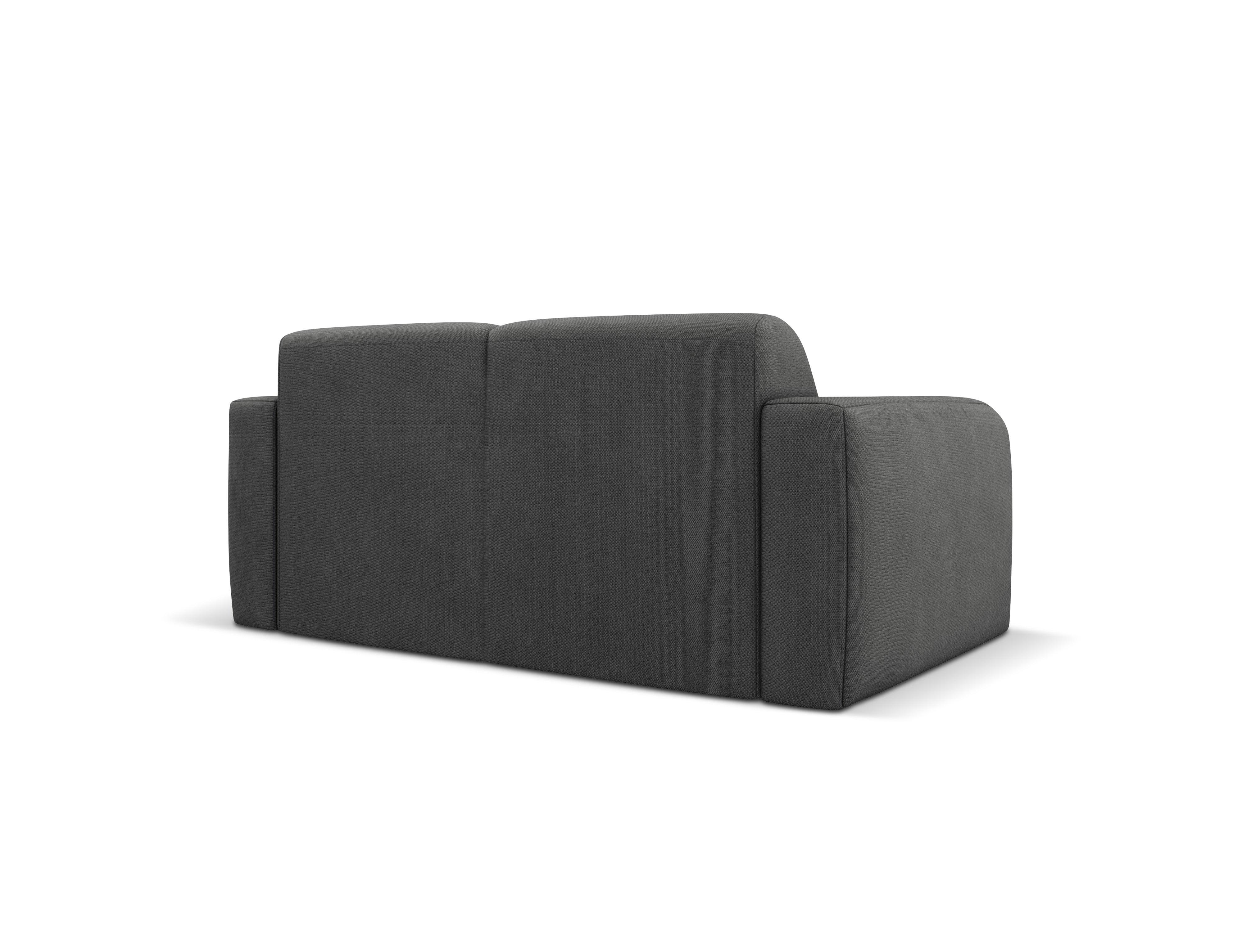 Sofa w tkaninie chenillowej 2-osobowa LOLA ciemnoszary Windsor & Co Eye on Design