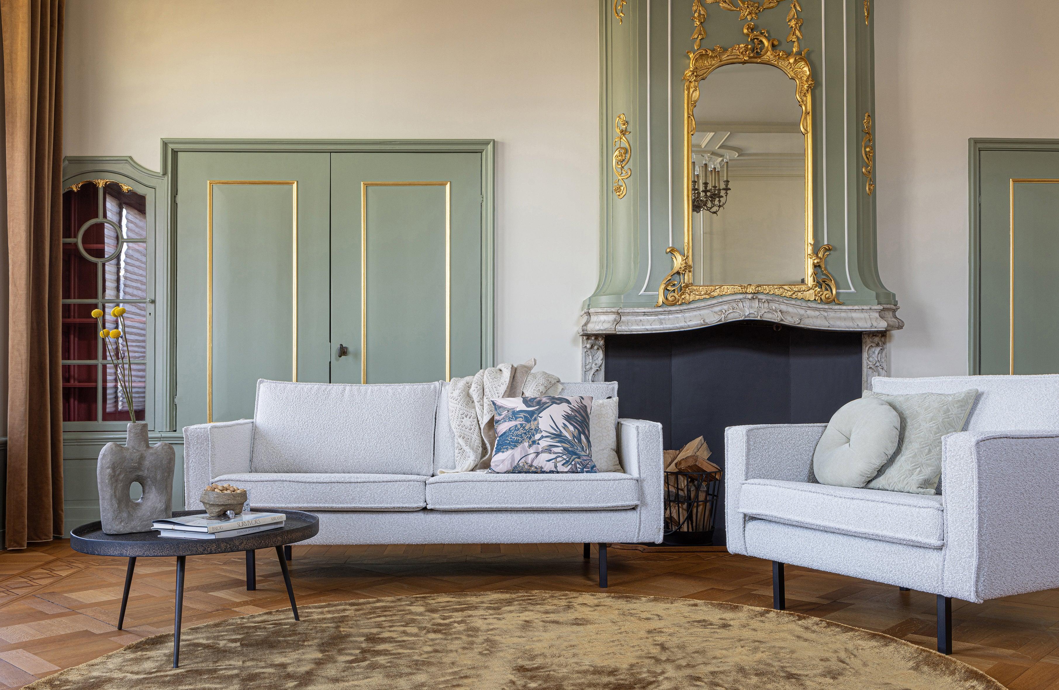 Sofa 2,5-osobowa RODEO kremowy bouclé