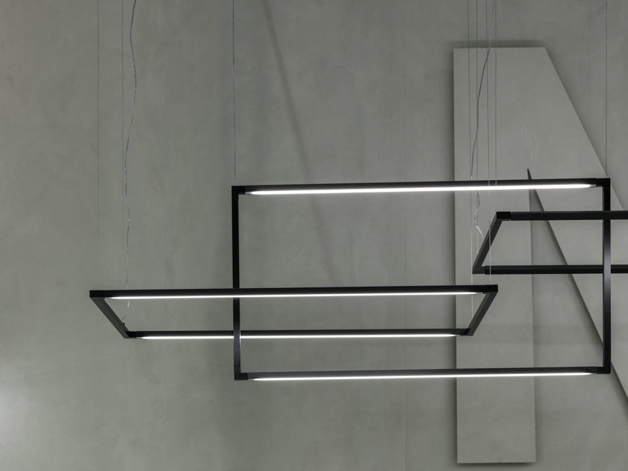Lampa wisząca SPIGOLO HORIZONTAL aluminium