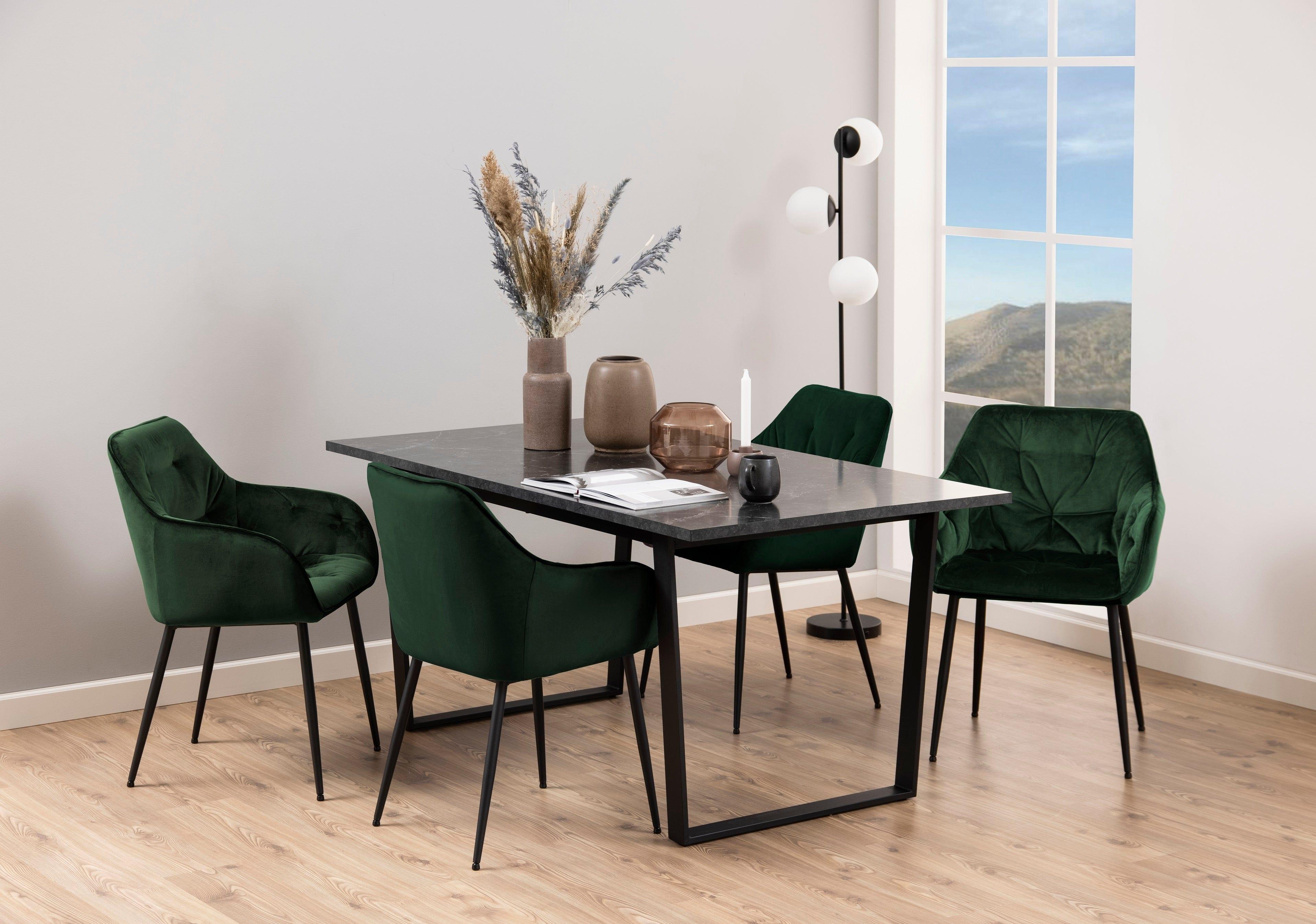 Stół AMBLE czarny marmur Home Essentials Eye on Design