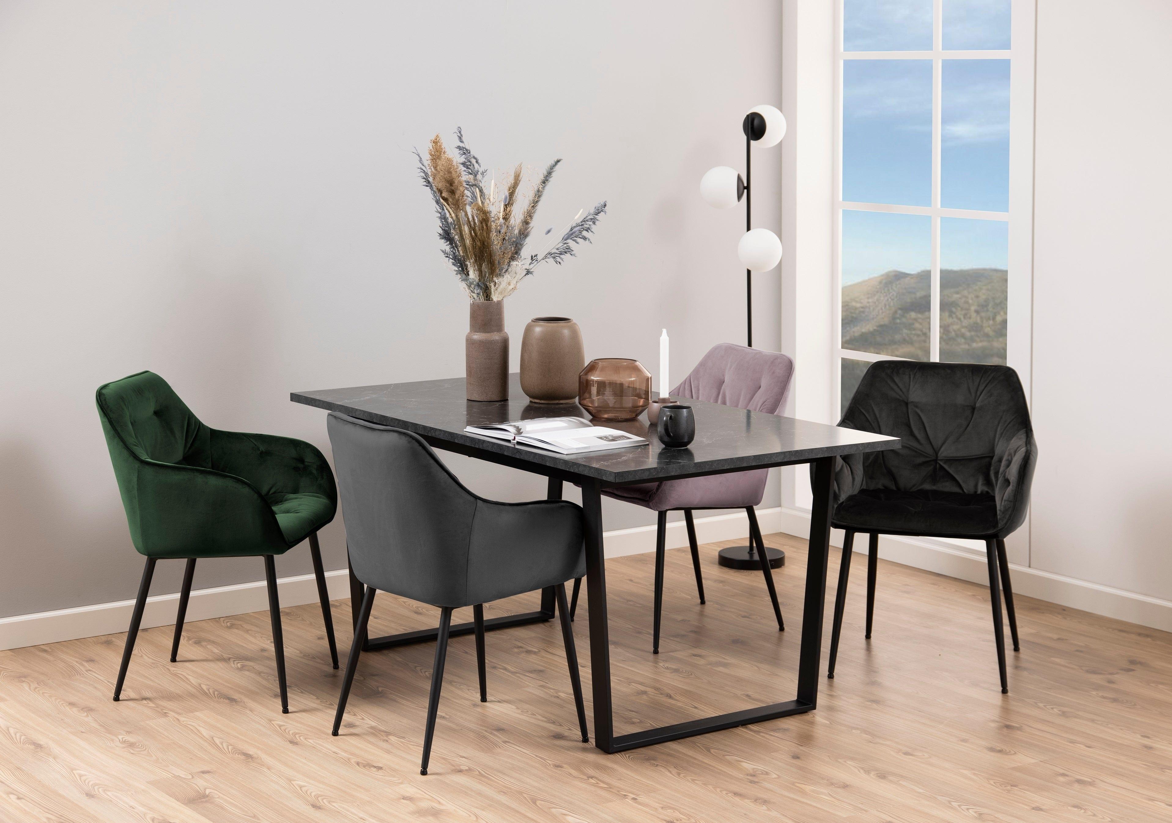 Stół AMBLE czarny marmur Home Essentials Eye on Design