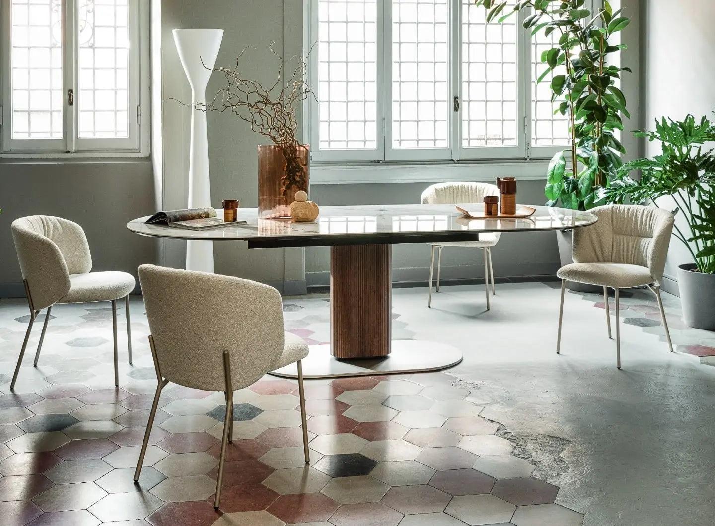 Stół CAMEO biały marmur Calligaris Eye on Design
