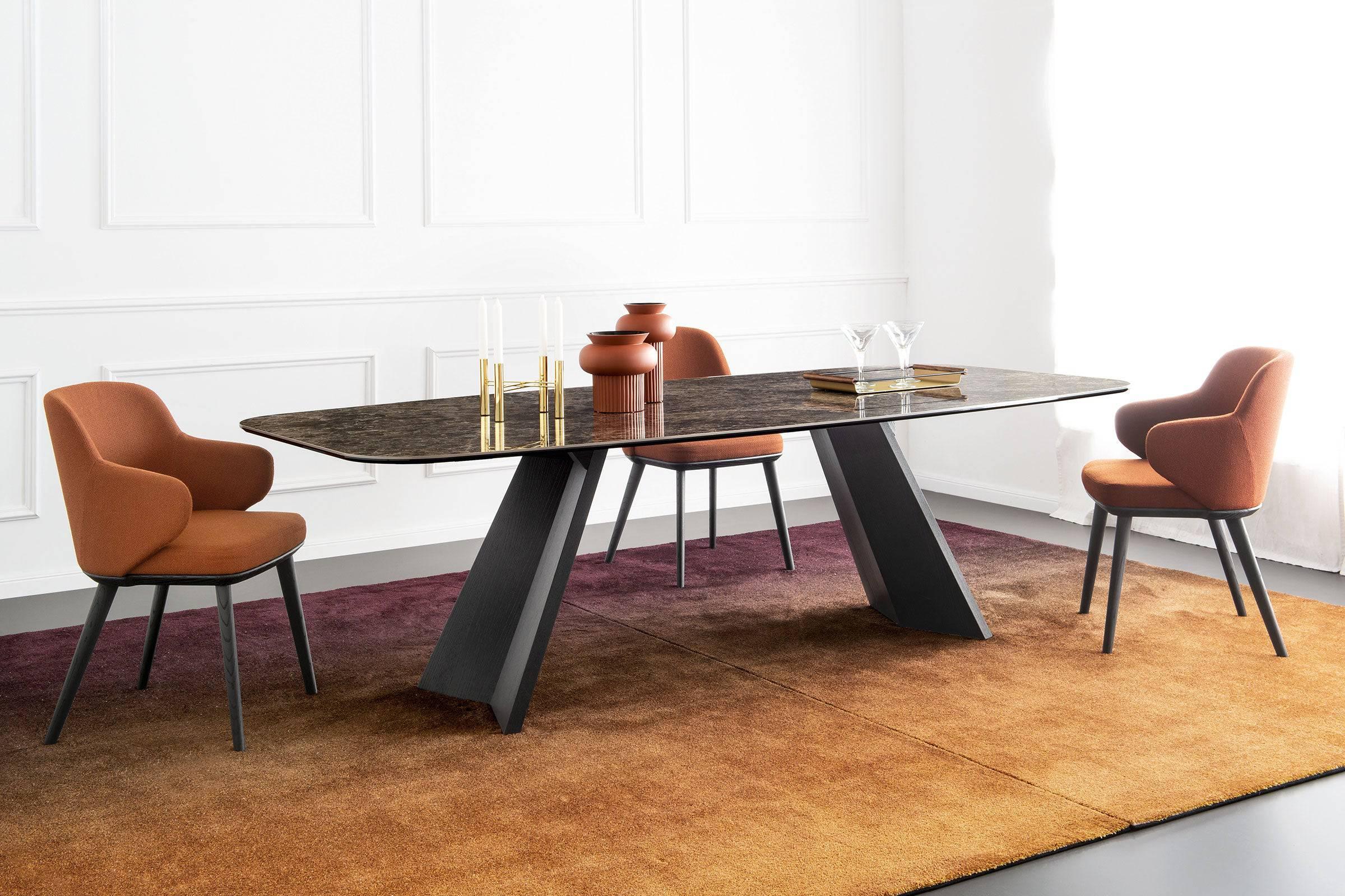 Stół ICARO kremowy marmur Calligaris Eye on Design