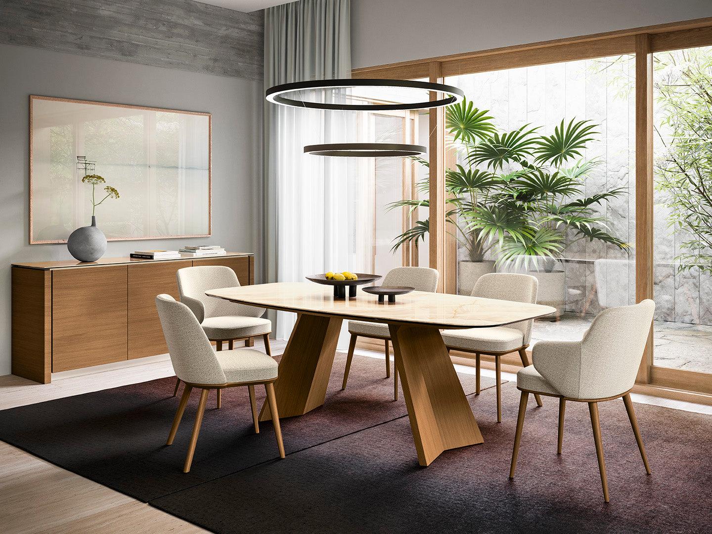 Stół ICARO kremowy marmur Calligaris Eye on Design
