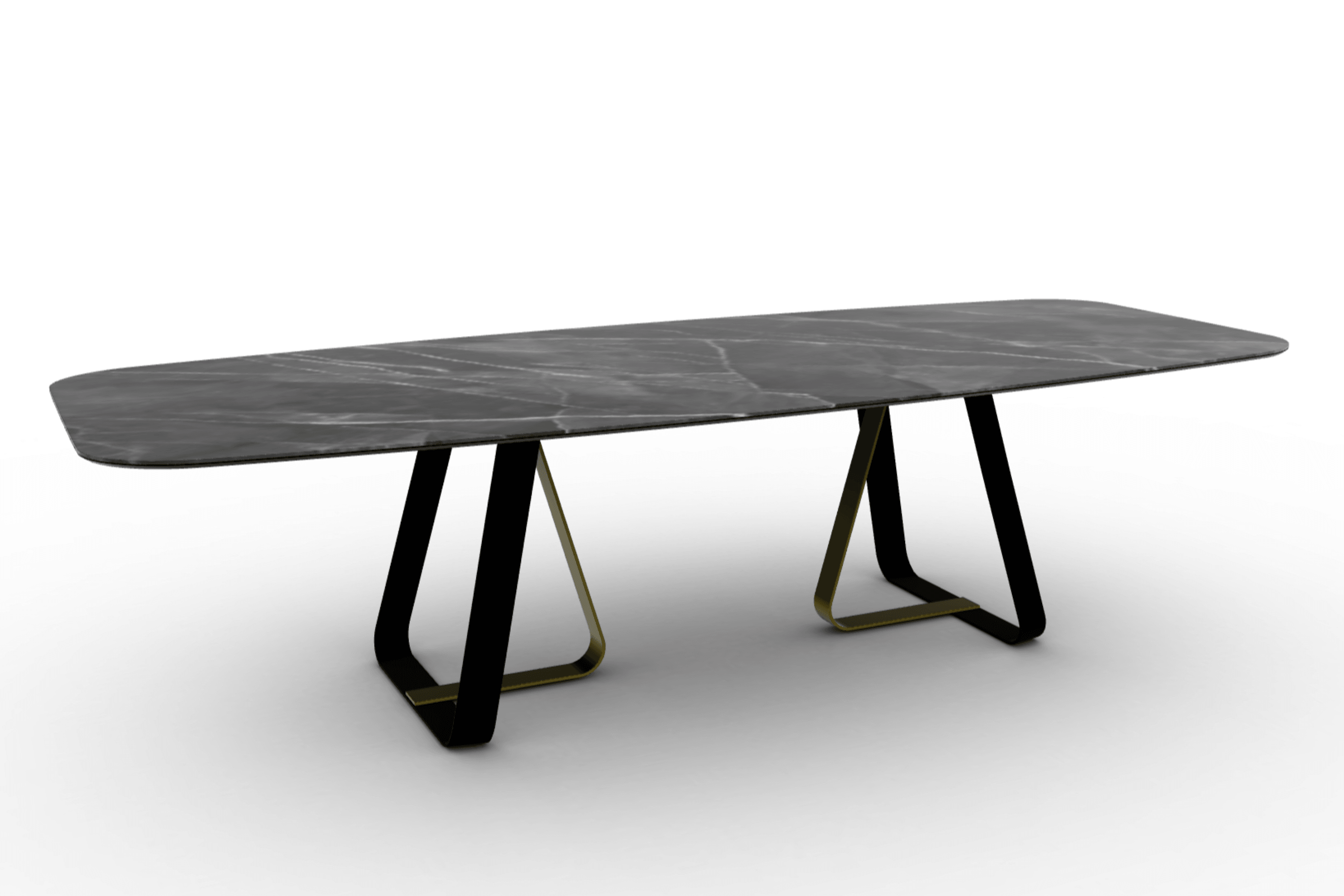 Stół jadalniany SUNSHINE antracytowy marmur Calligaris Eye on Design