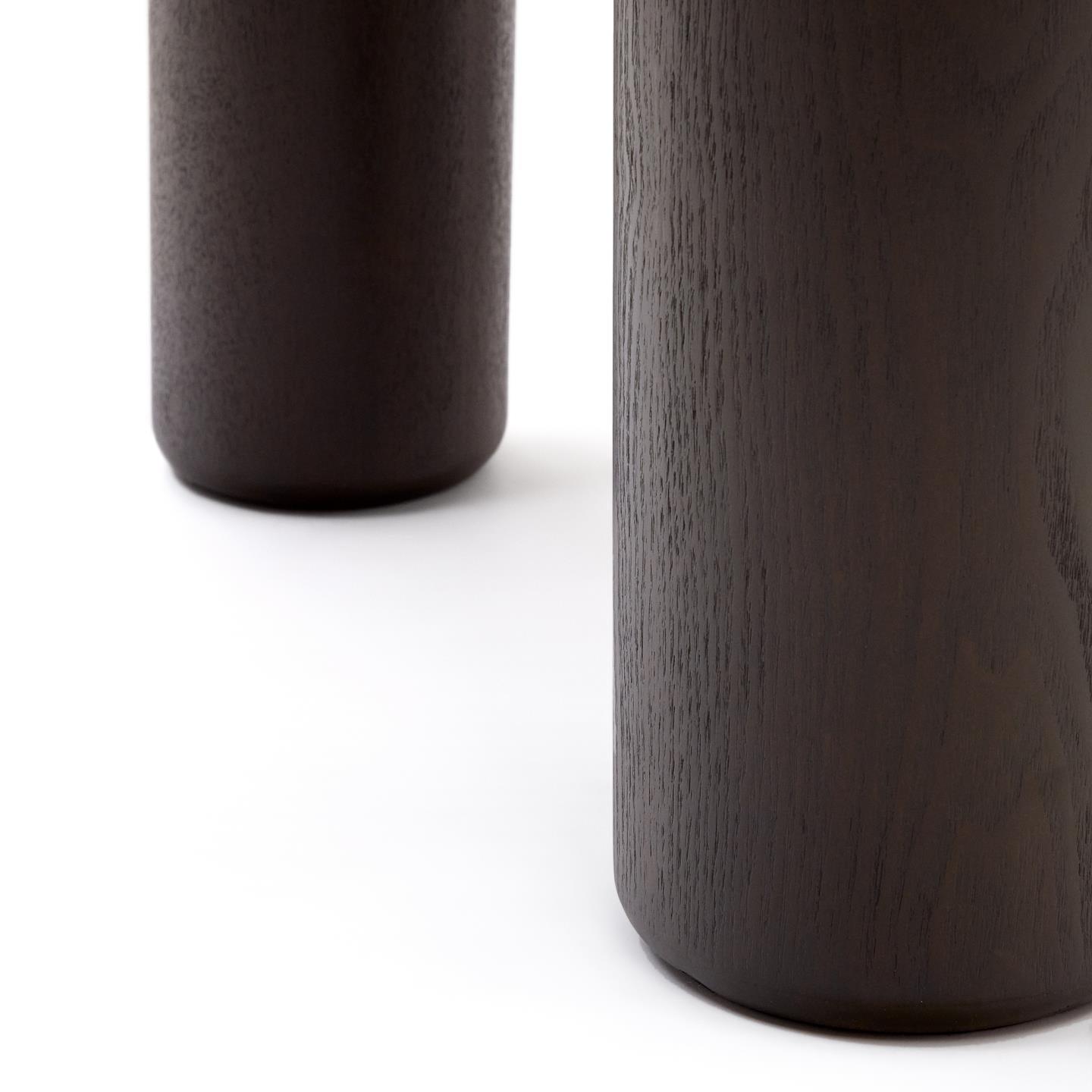Stół MAILEN ciemny fornir jesionowy La Forma Eye on Design
