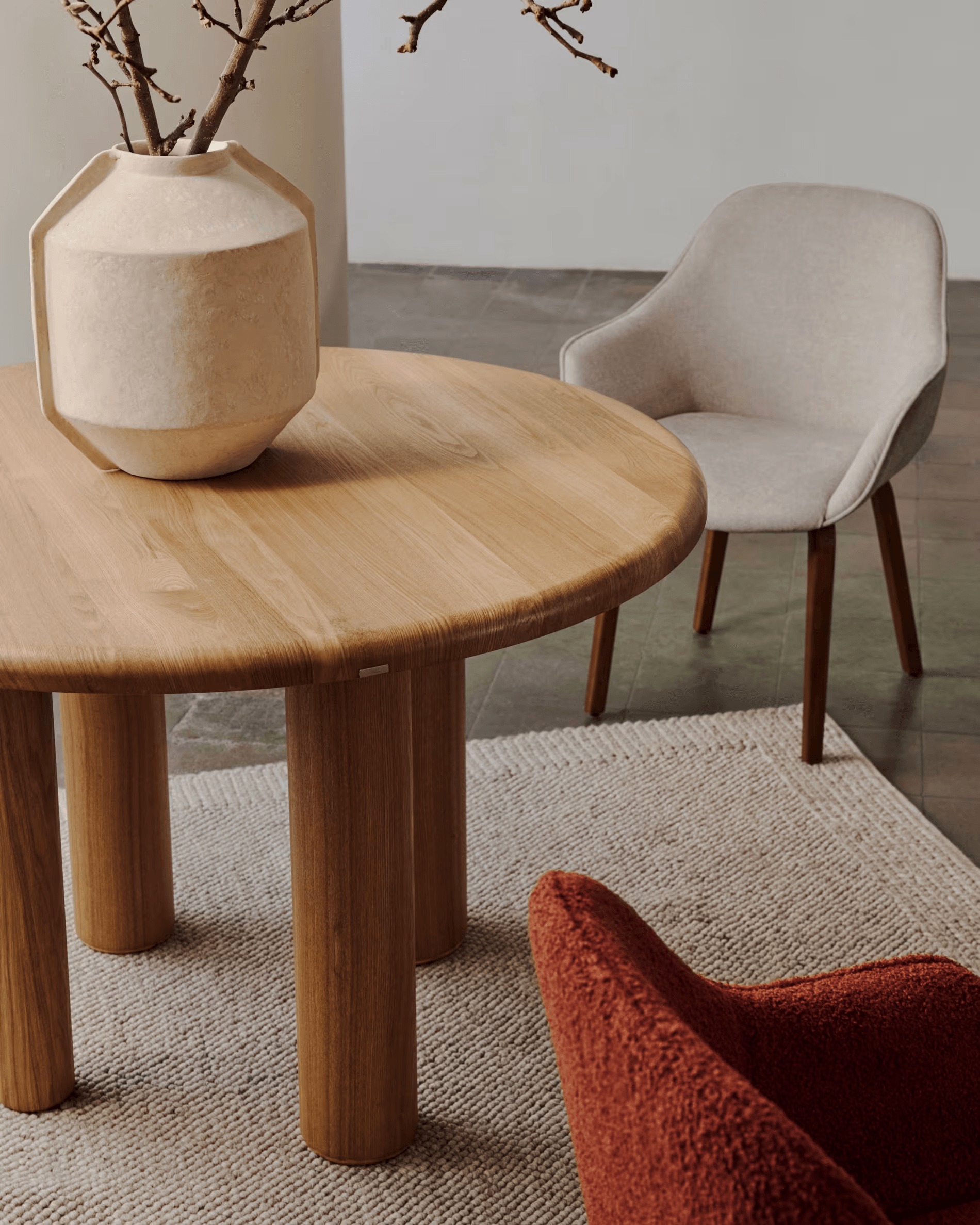 Stół MAILEN fornir jesionowy La Forma Eye on Design