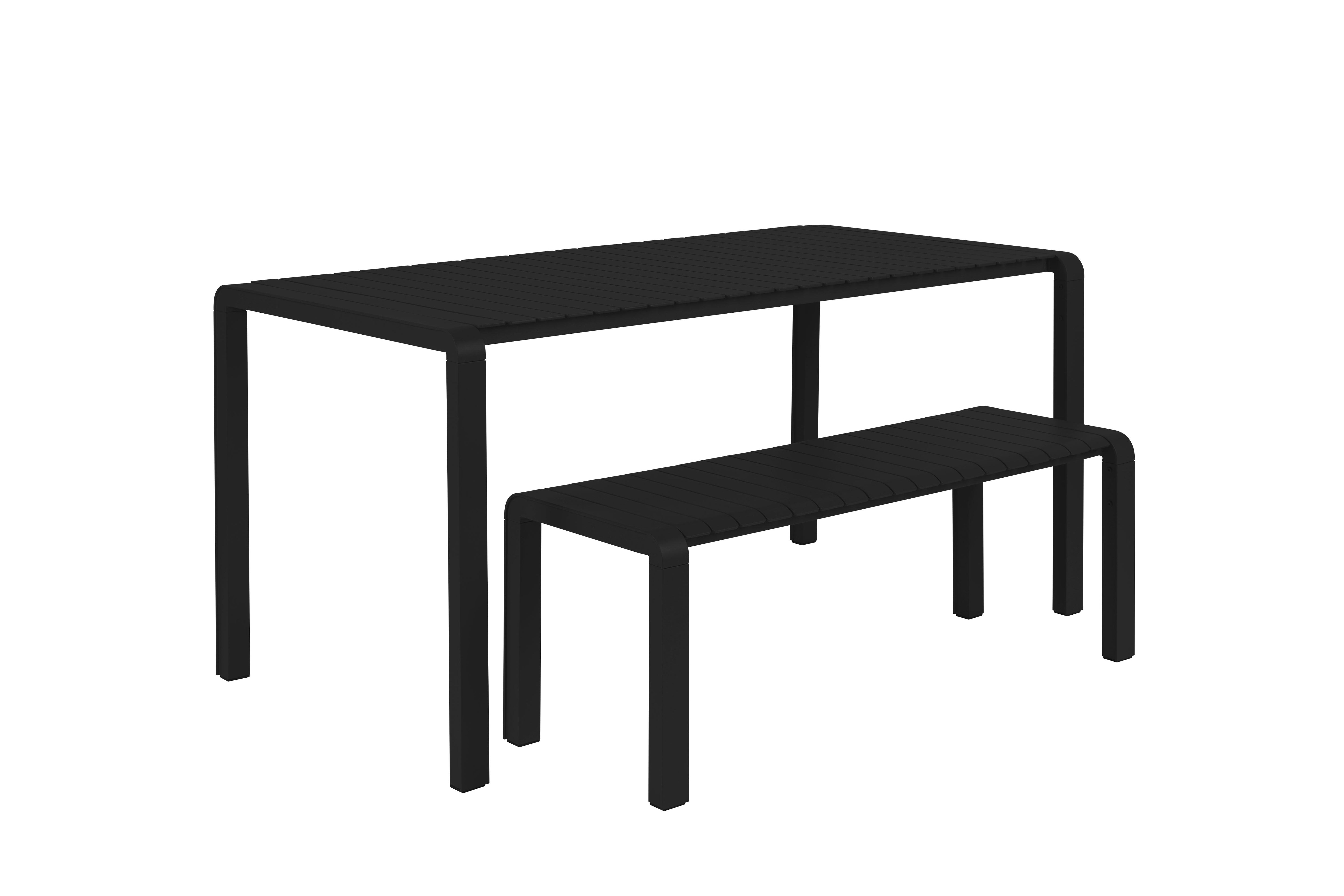 Vondel Garden Table 168,5x87 Black Zuiver Eye on Design